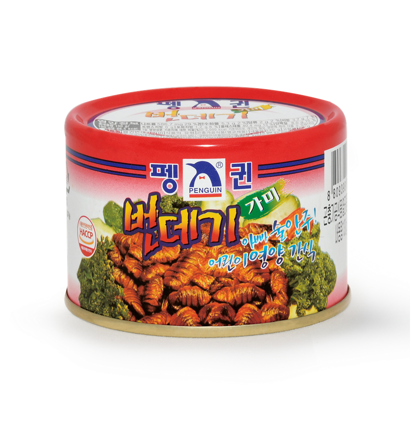Penguin Silkworm Pupa Seasoned with Soy Sauce & Sugar