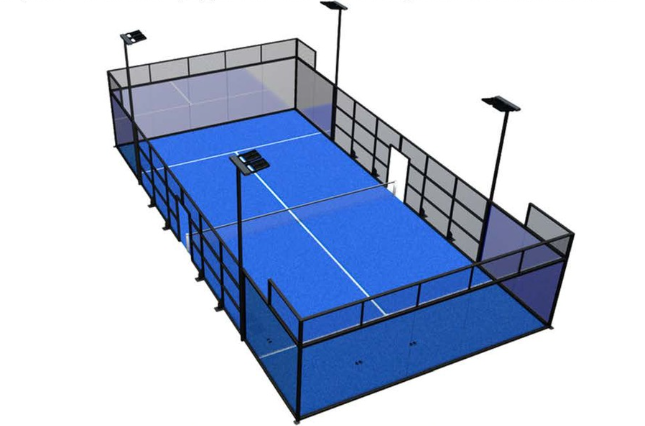 Panoramic padel court design