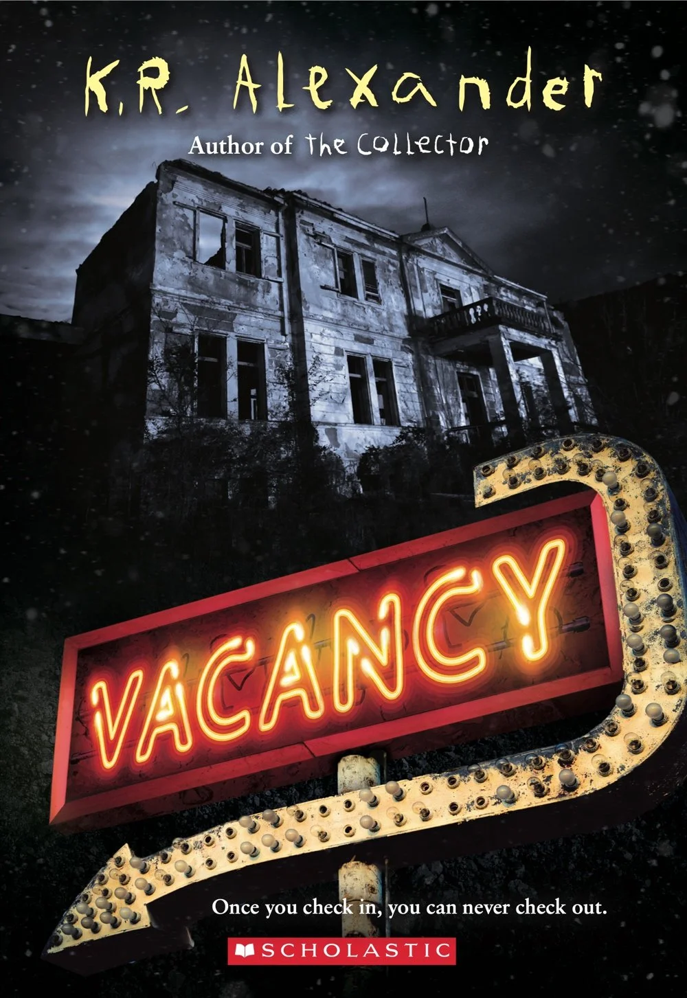 this hotel is...hungry. checking in?