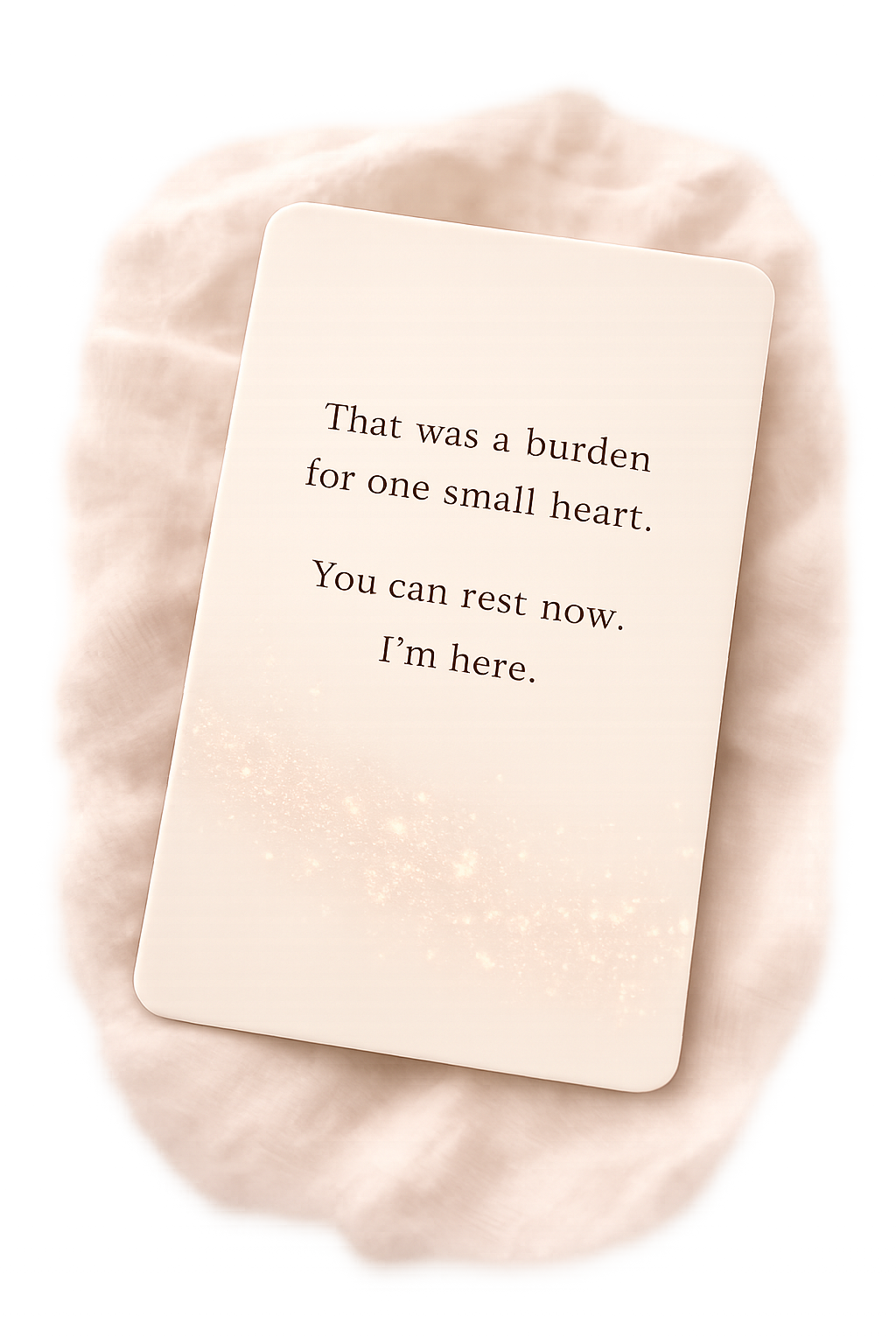 Inner child healing card deck I'm Here Now for emotional support and reflection