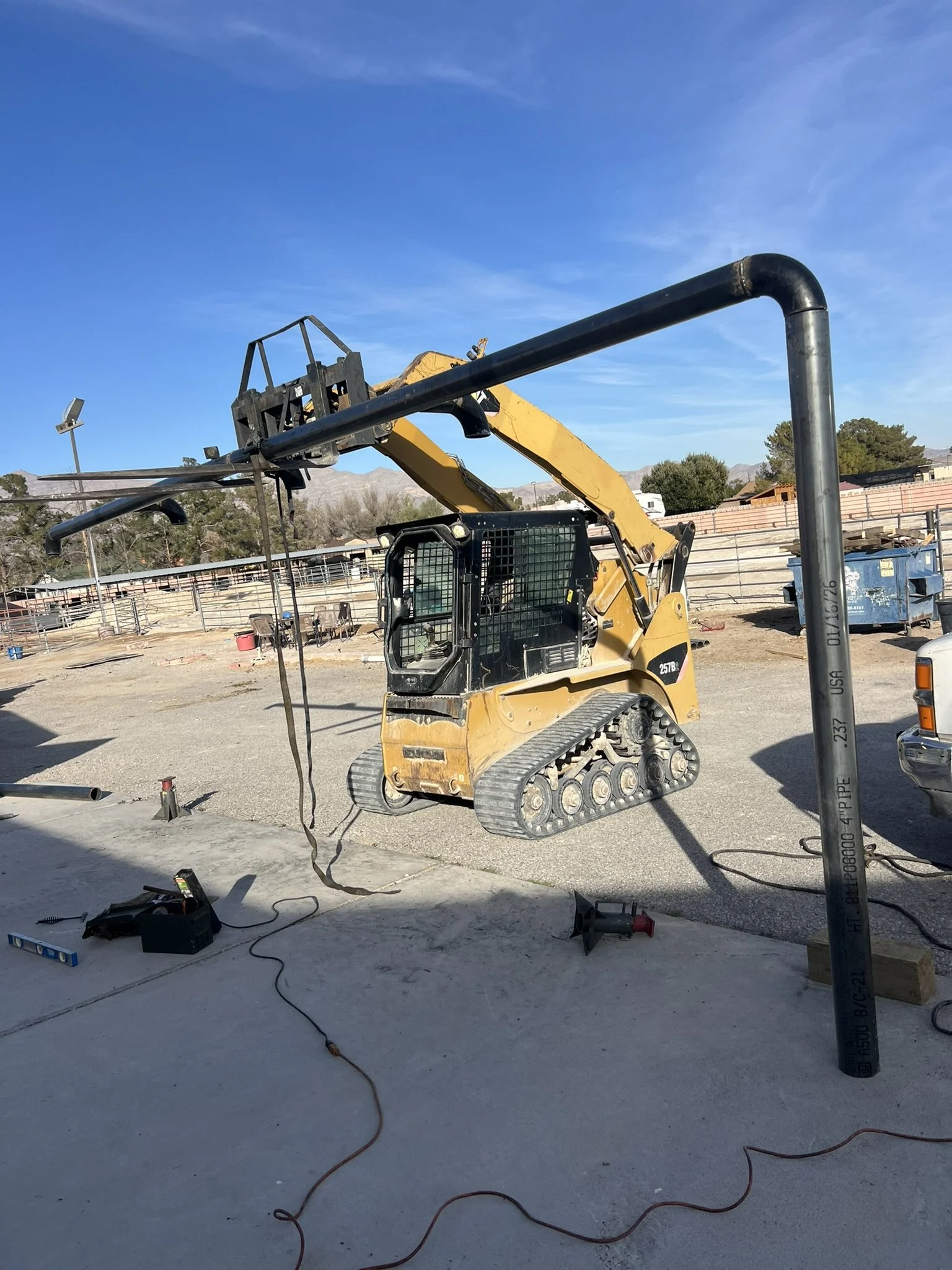 Oranssi technician working on a roof project