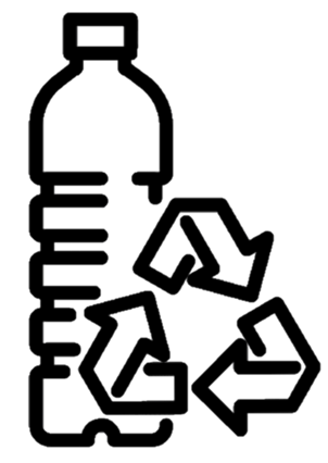 Line drawing of a figure sitting, holding a smartphone in the right hand and writing on a notepad with the left hand.