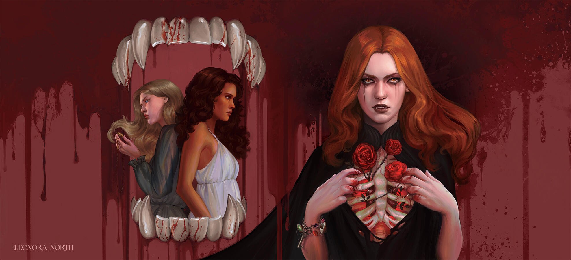 Dust jacket for The Bookish Box edition of Bury Our Bones in the Midnight Soil by V.E. Schwab