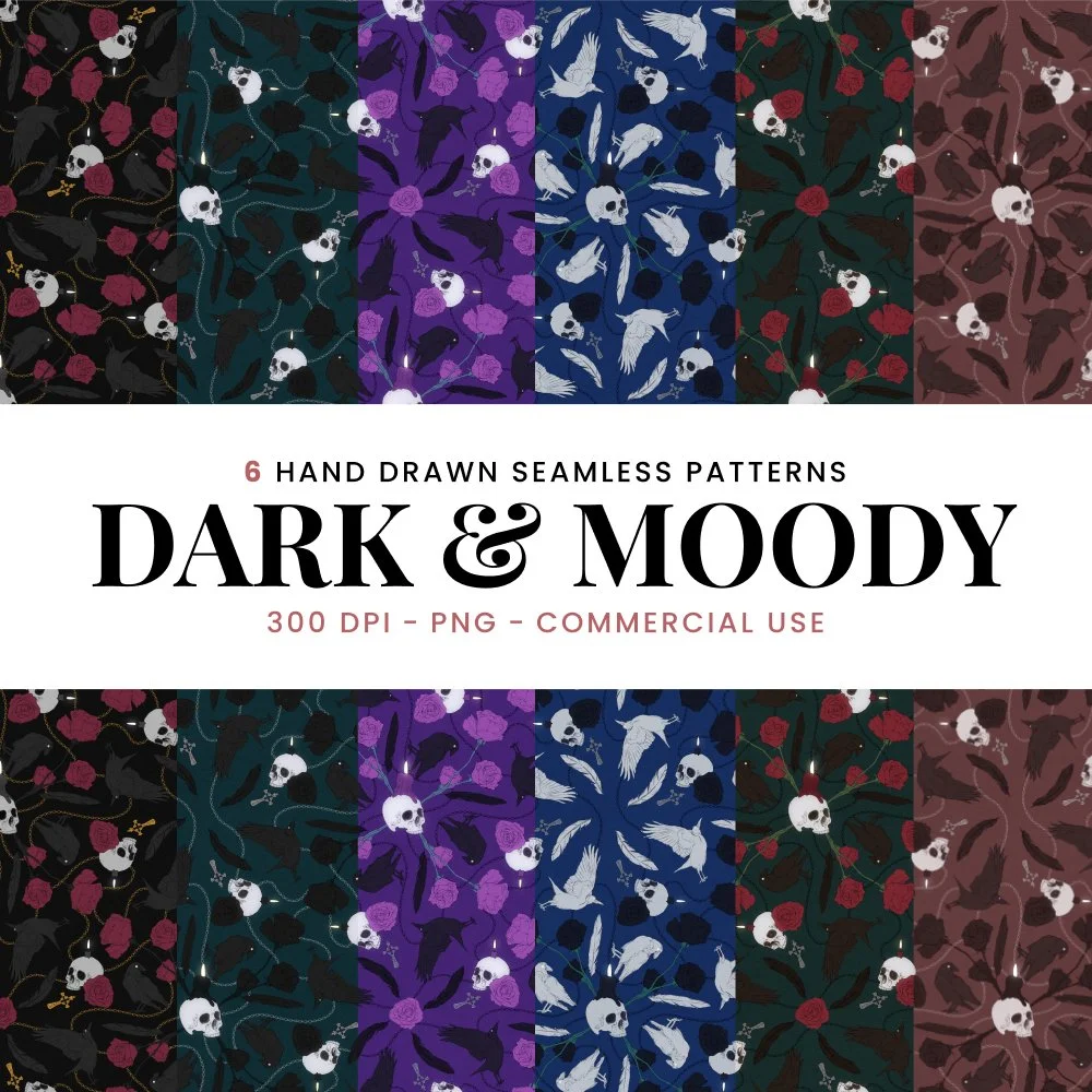 Dark & Moody | Seamless Pattern