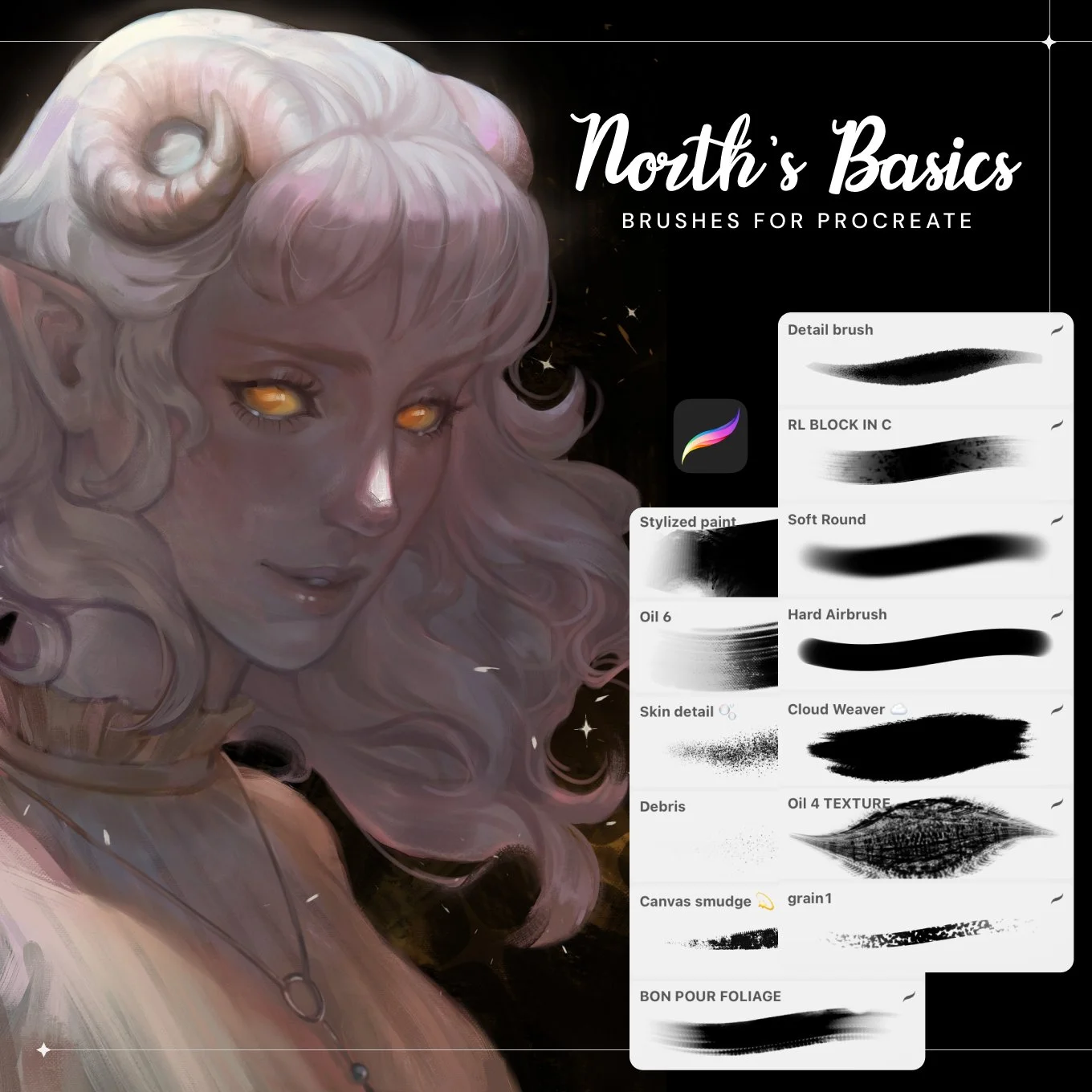North's Basics - Brushes for Procreate