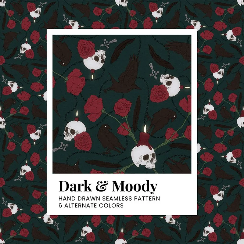 Dark & Moody | Seamless Pattern