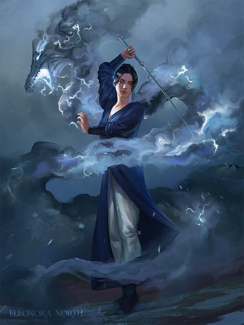 Illustration for The Aspirant of Blood by Riley Knight