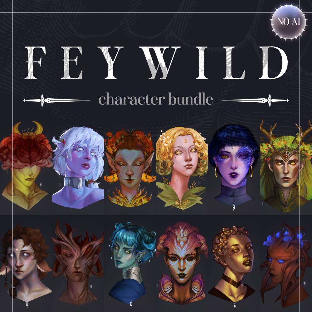 Character art bundle - Feywild