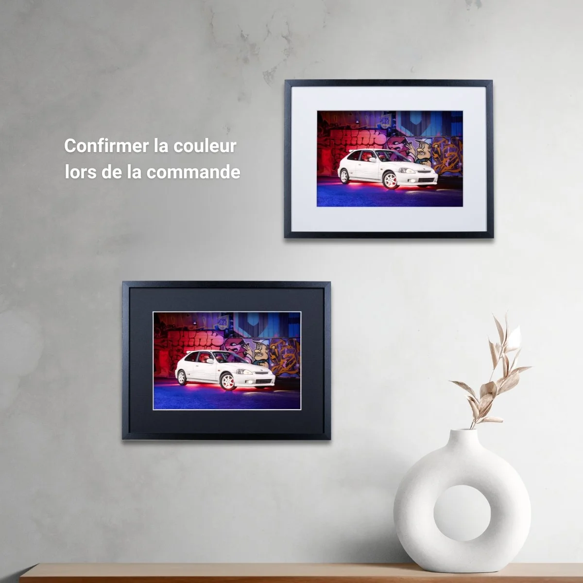 Photographie d’art Honda Civic Type R EK9 tirage 20x30 cm – Night Car Studio