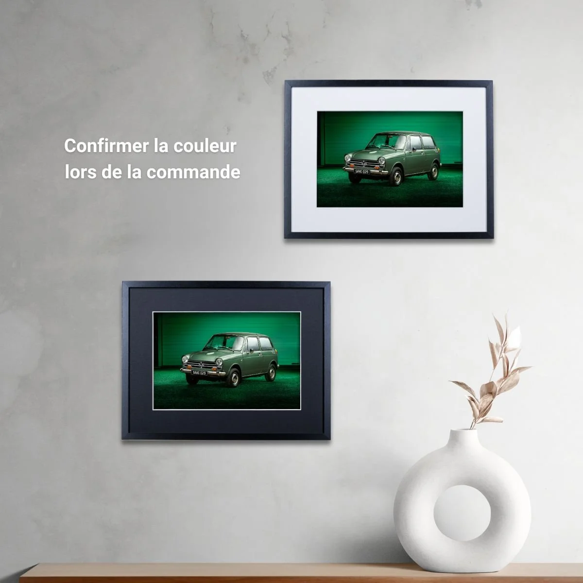 Photographie d’art Honda N600 tirage 20x30 cm – Night Car Studio