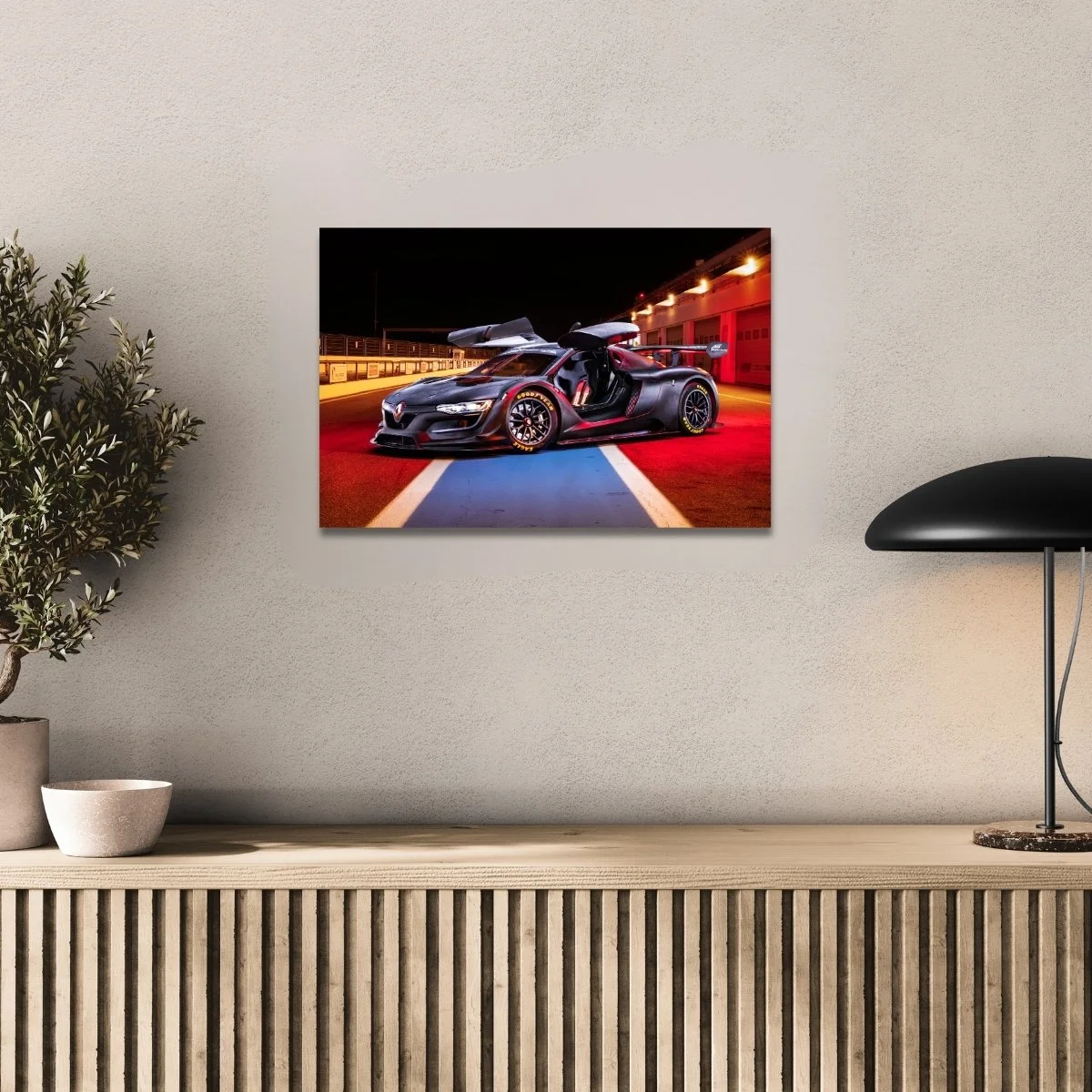 Photographie d’art Renault RS01 portes ouvertes tirage 40x60 cm – Night Car Studio