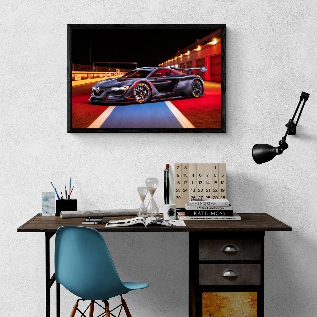 Photographie d’art Renault RS01 tirage 60x90 cm – Night Car Studio