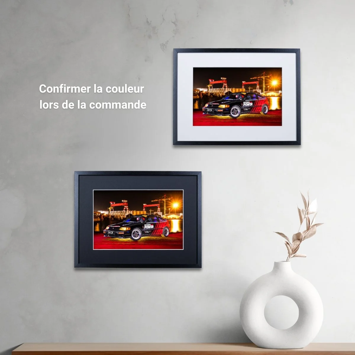 Photographie d’art Honda CRX Nintendo Tribute tirage 20x30 cm – Night Car Studio