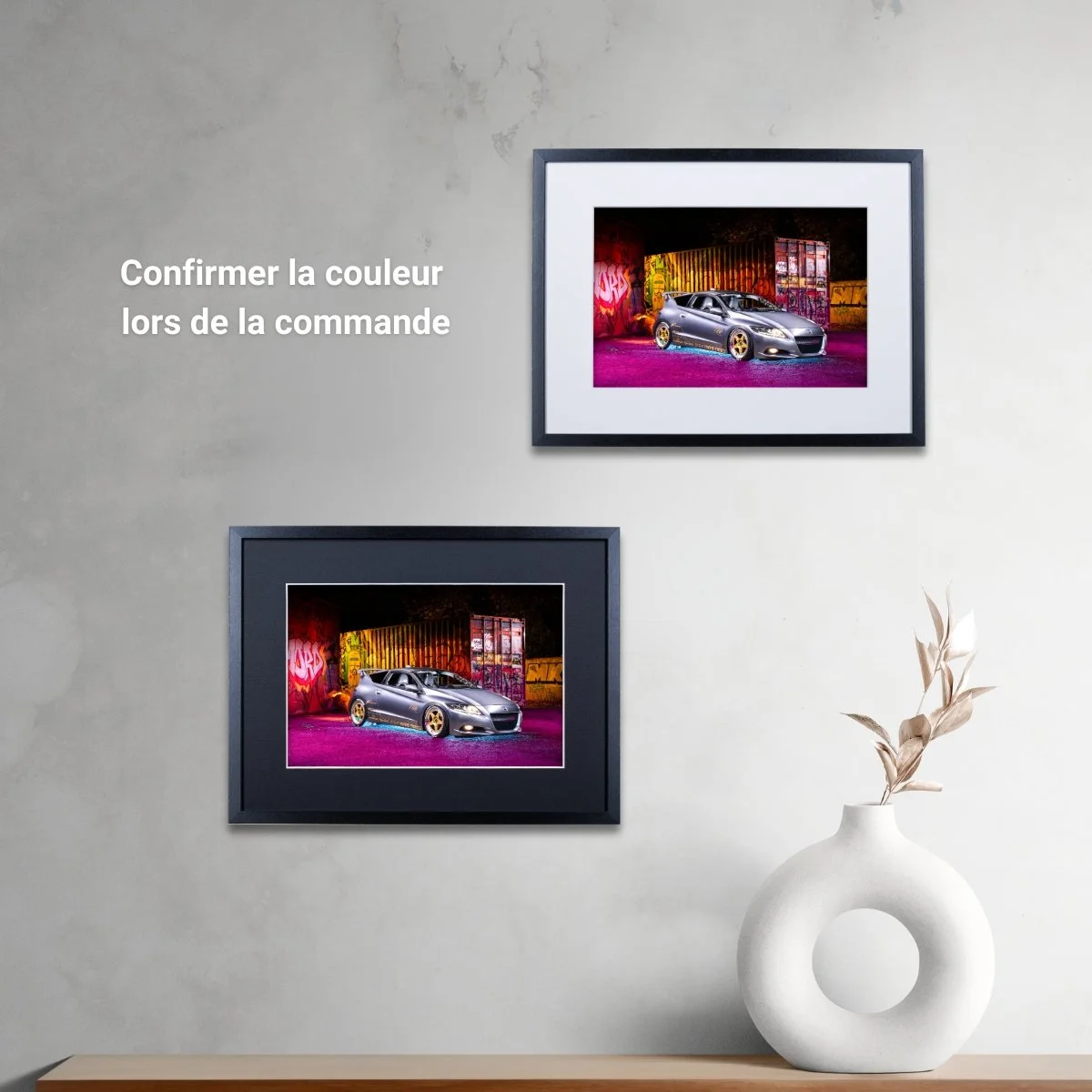 Photographie d’art Honda CR-Z Custom tirage 20x30 cm – Night Car Studio