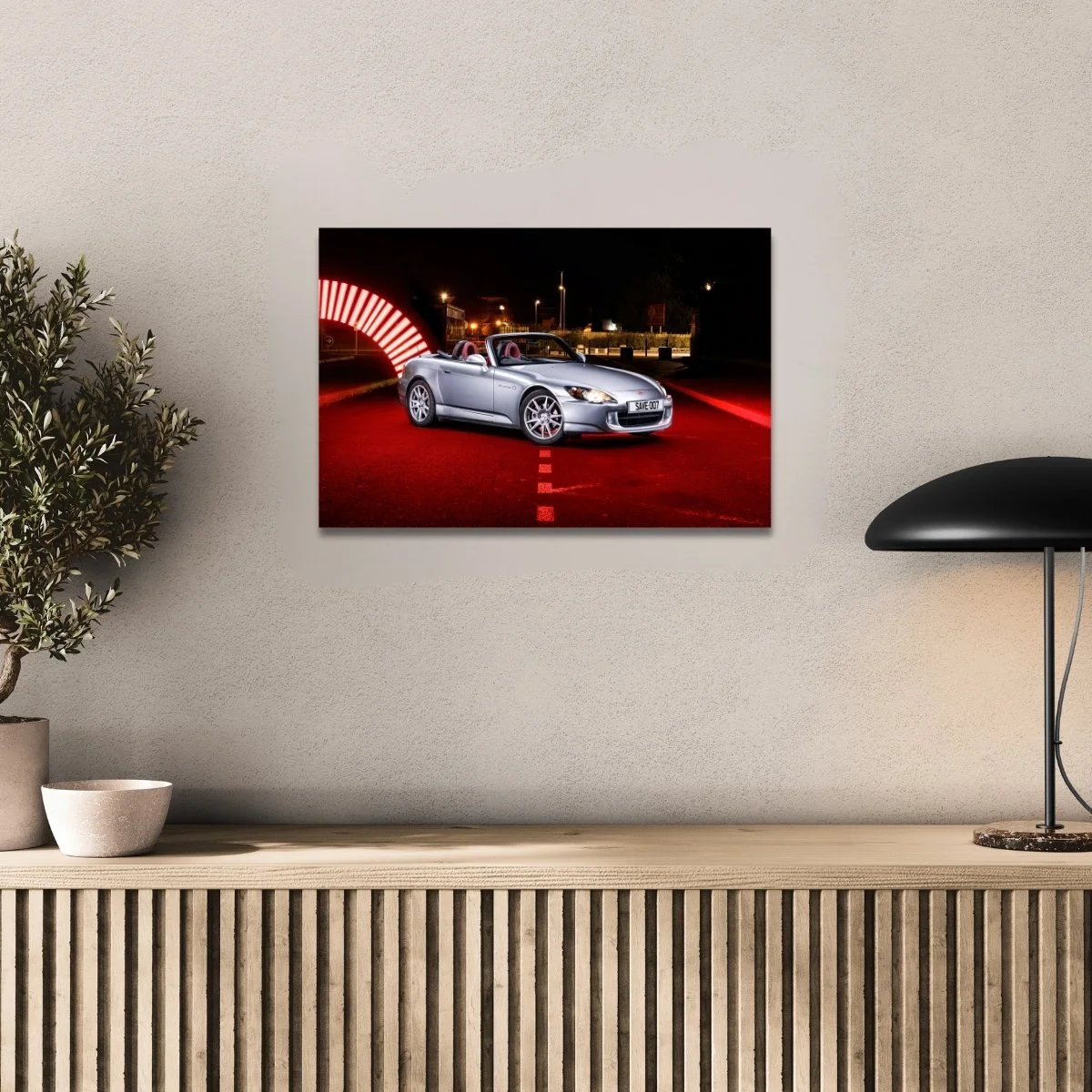 Photographie d’art Honda S2000 tirage 40x60 cm – Night Car Studio