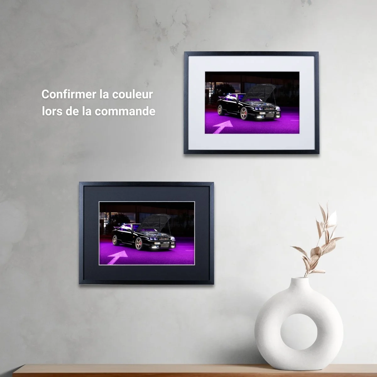 Photographie d’art Nissan Skyline R33 tirage 20x30 cm – Night Car Studio