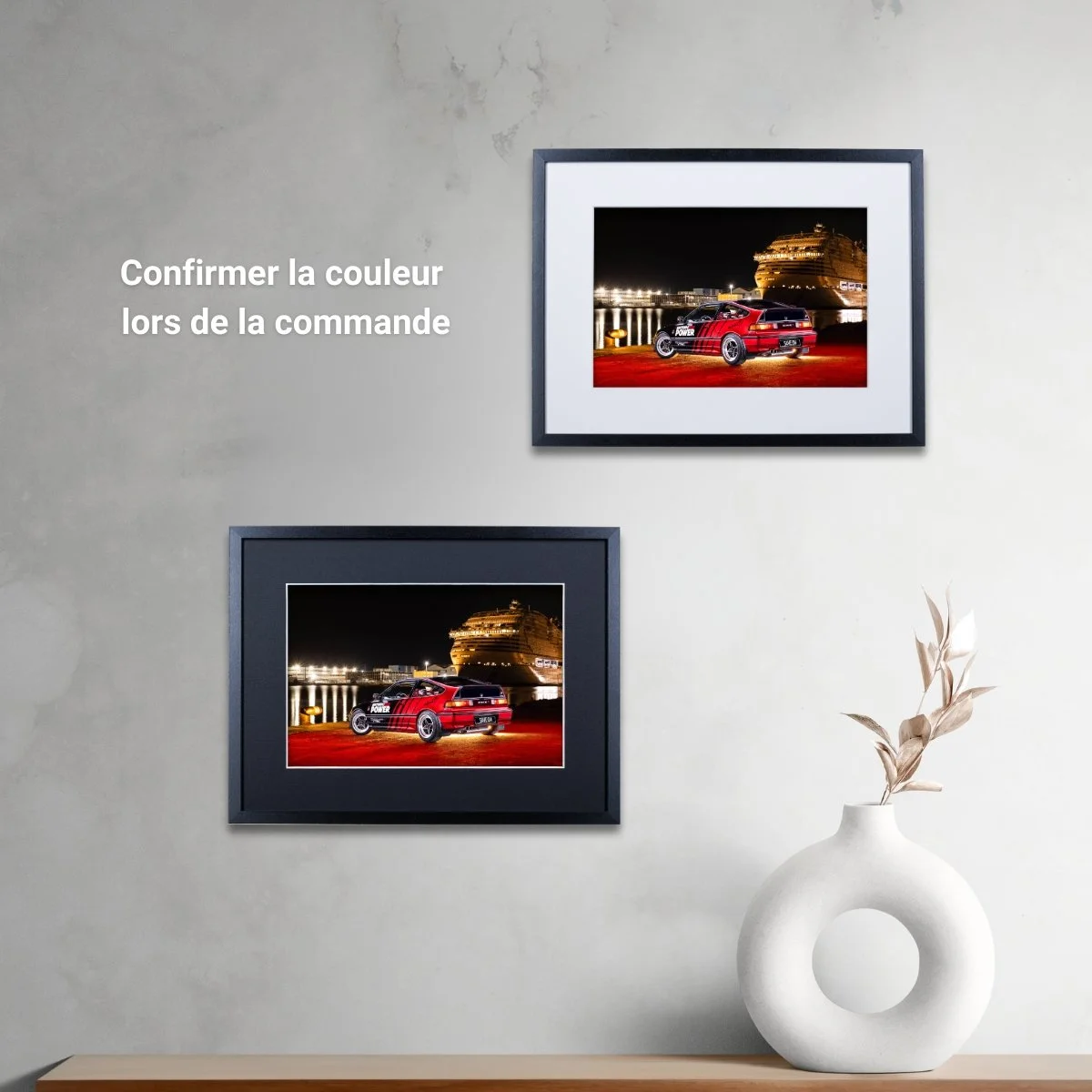 Photographie d’art Honda CRX Nintendo Custom tirage 20x30 cm – Night Car Studio