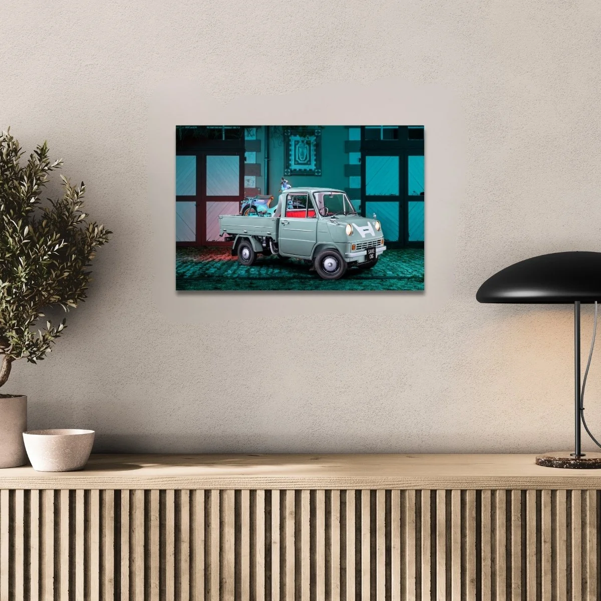 Photographie d’art Honda T500 tirage 40x60 cm – Night Car Studio