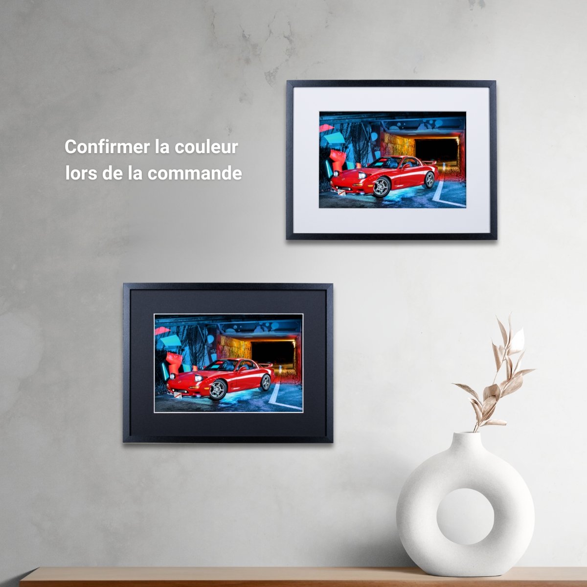 Photographie d’art Mazda RX-7 FD tirage 20x30 cm – Night Car Studio