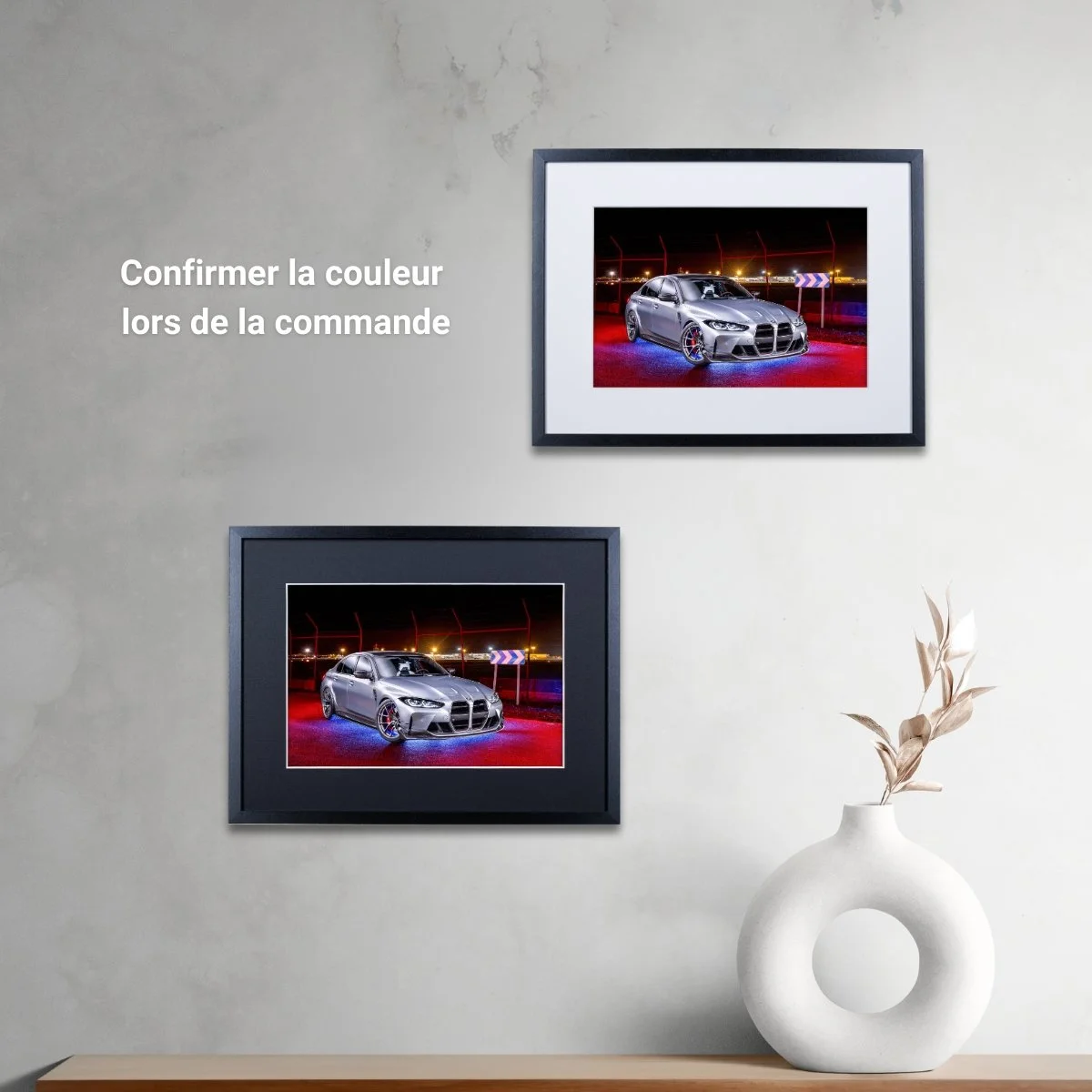 Photographie d’art BMW M3 G80 Competition tirage 20x30 cm – Night Car Studio