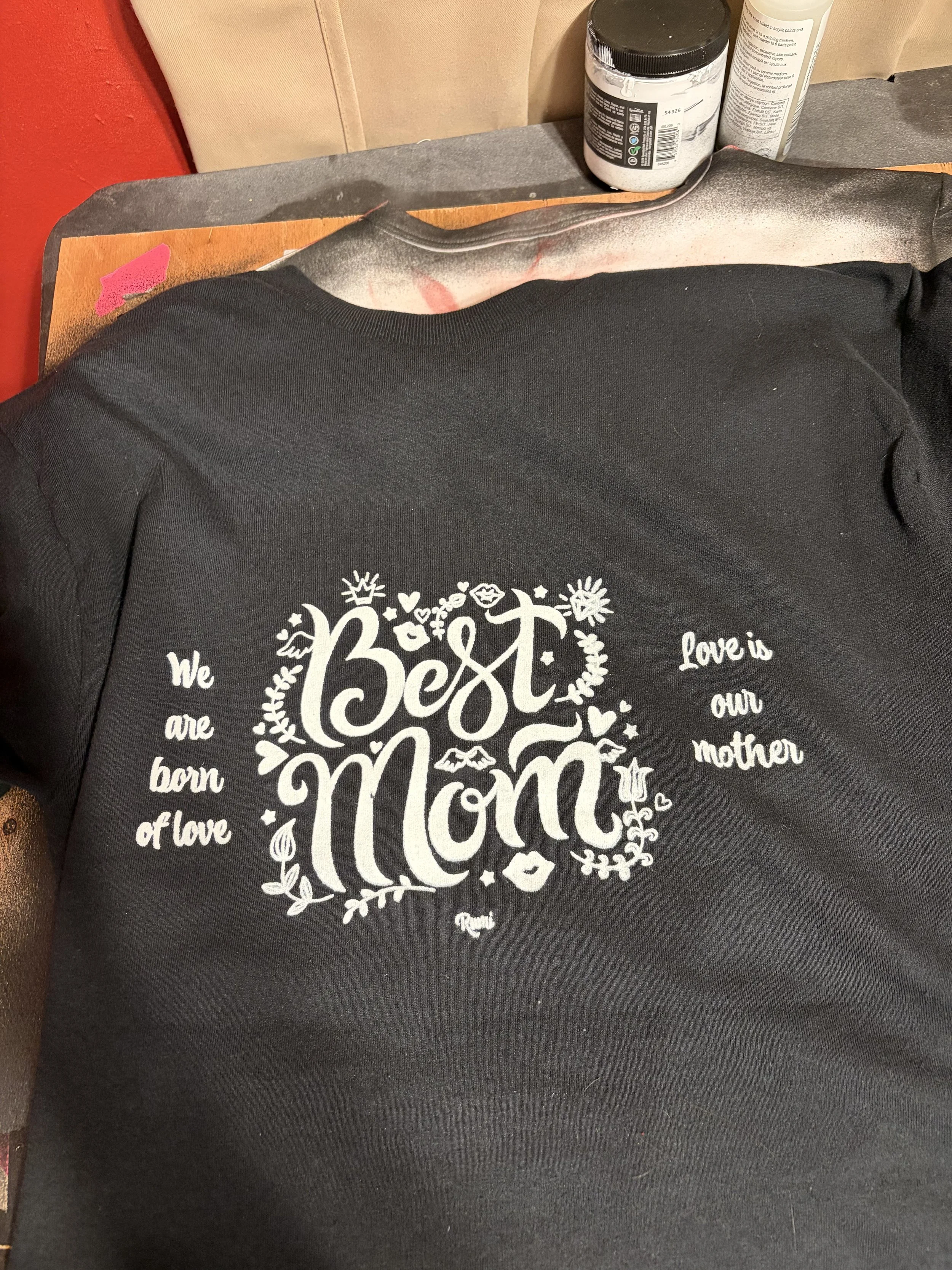 Screen printed (rough quality)