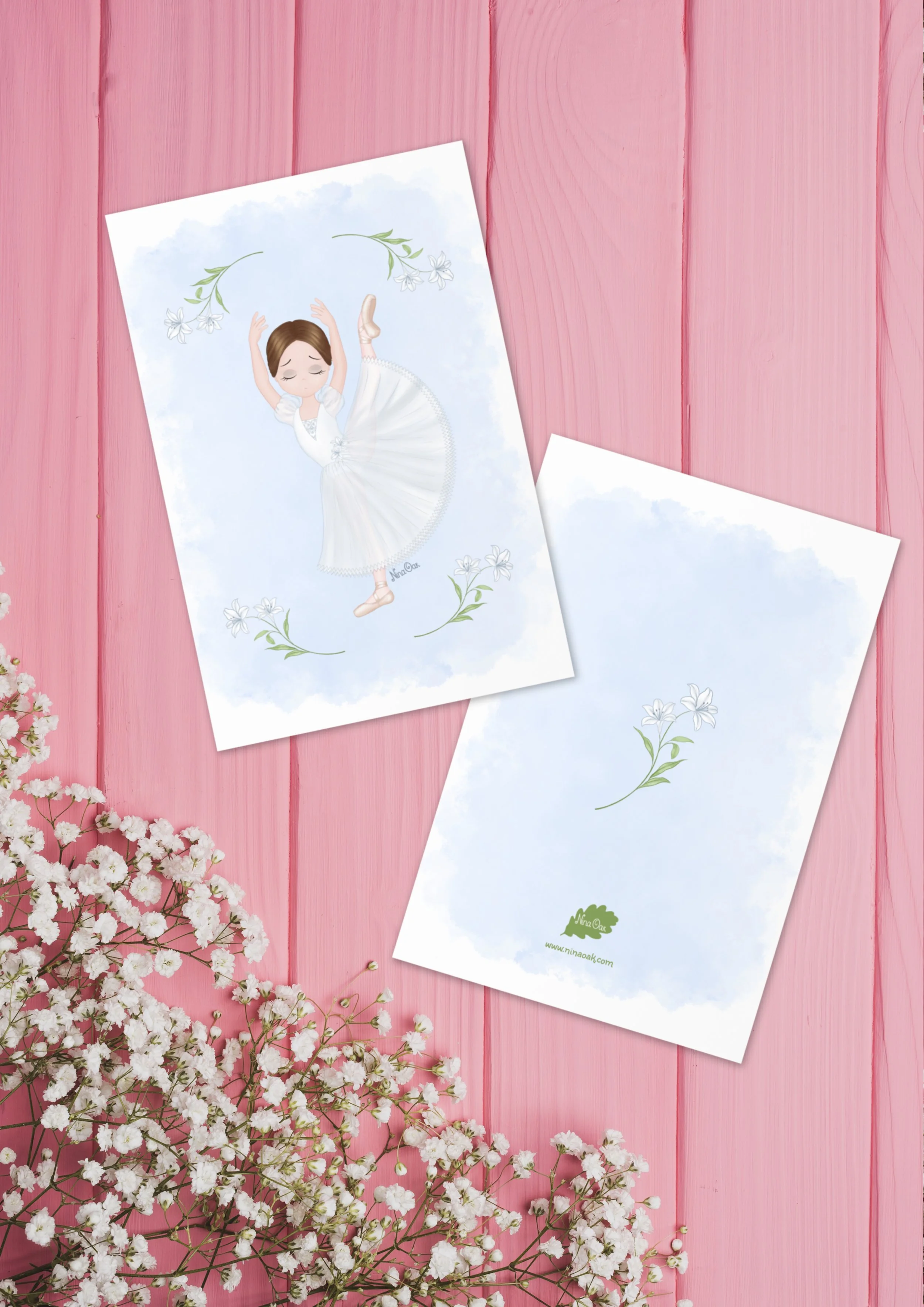 Giselle Greeting Card