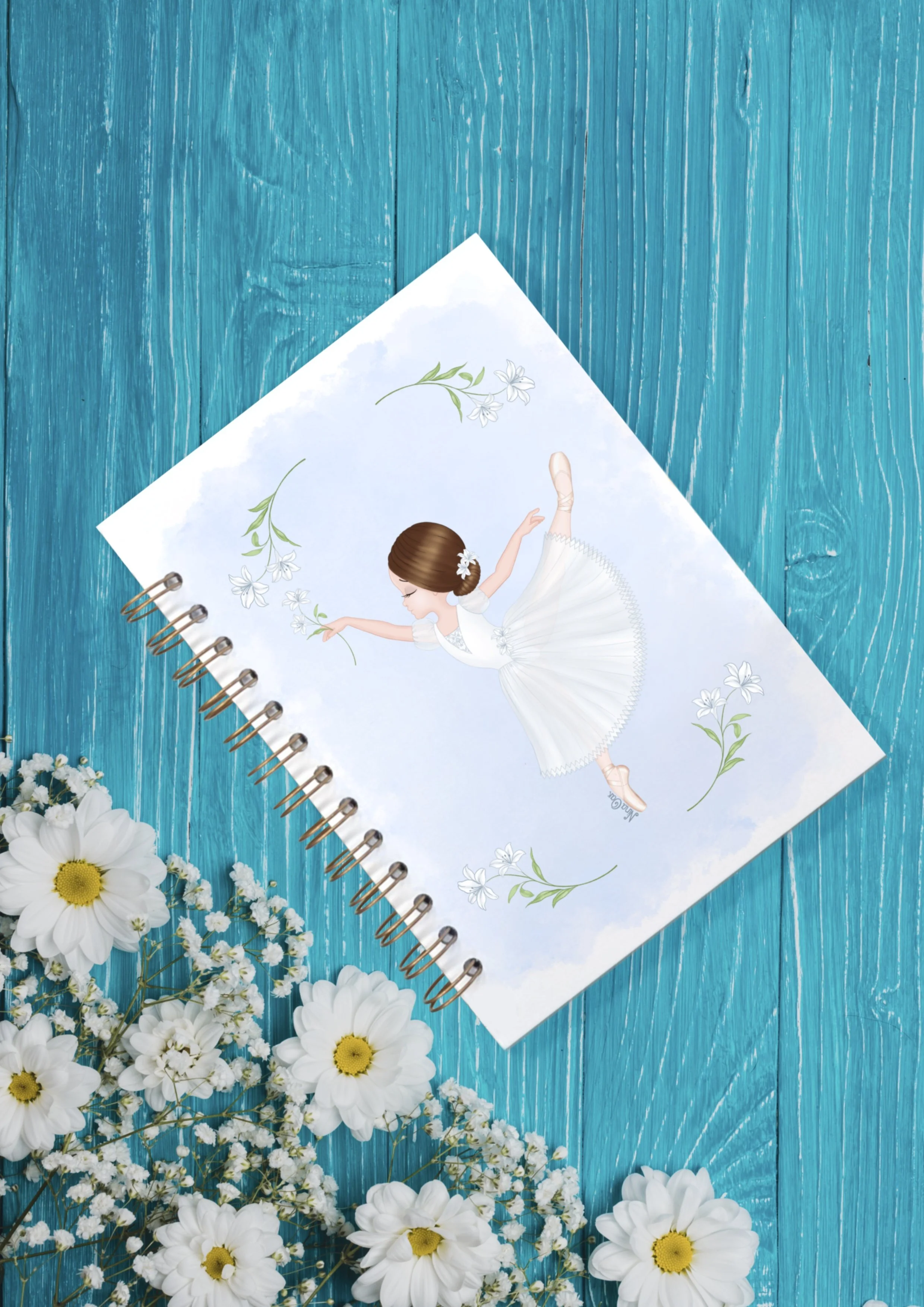 Giselle  Spiral notebook