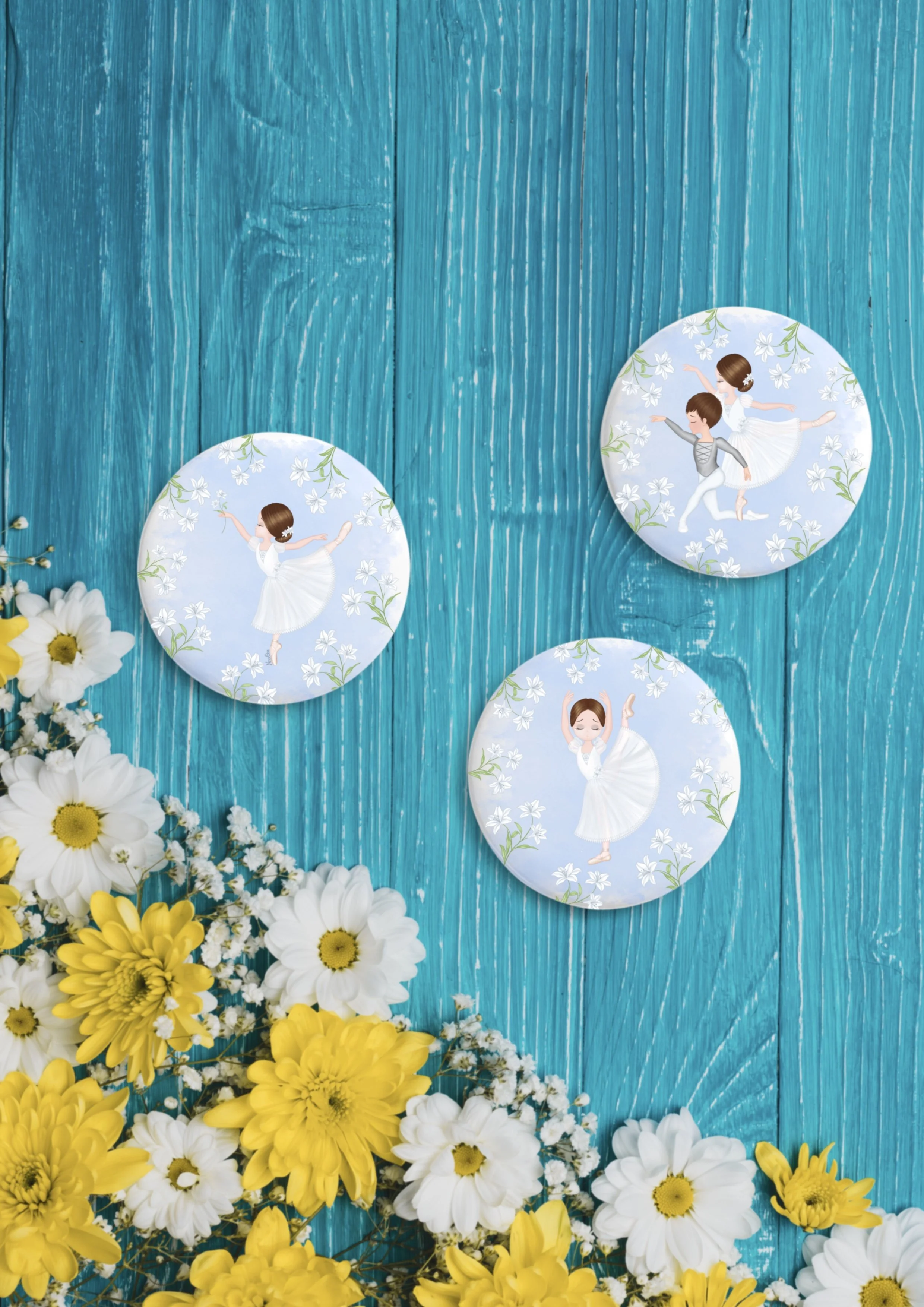 Giselle Pin Buttons