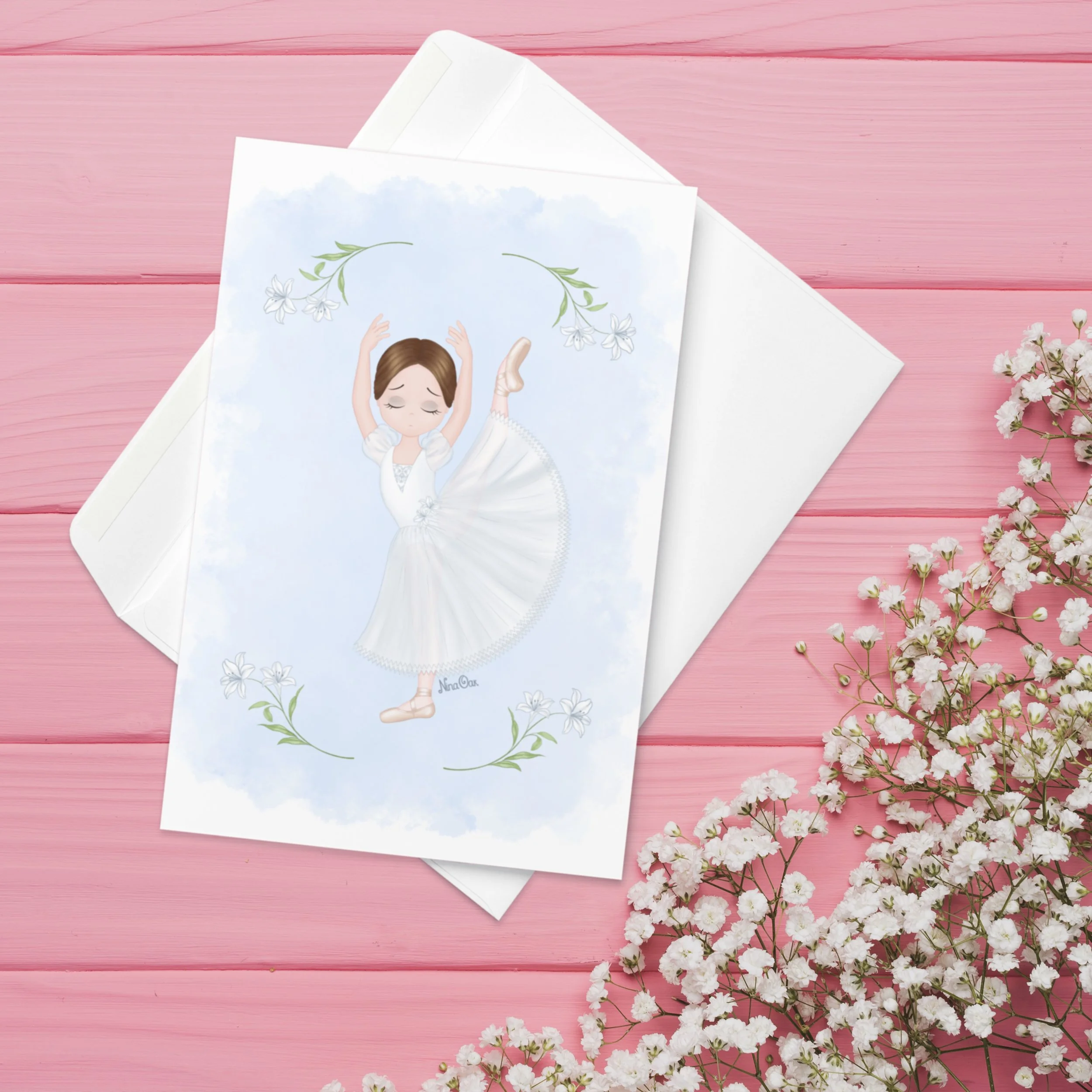 Giselle Greeting Card