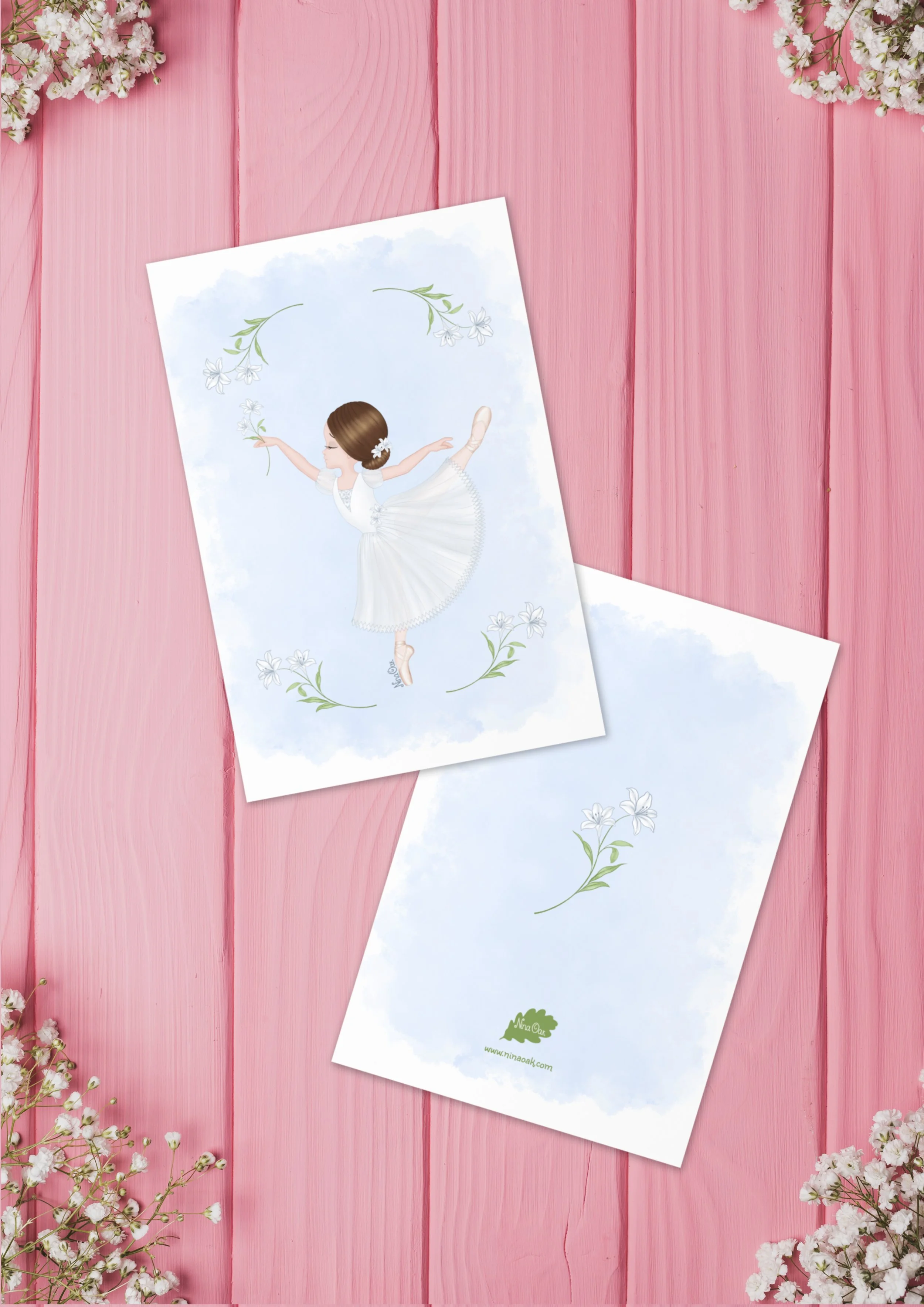 Giselle Greeting Card