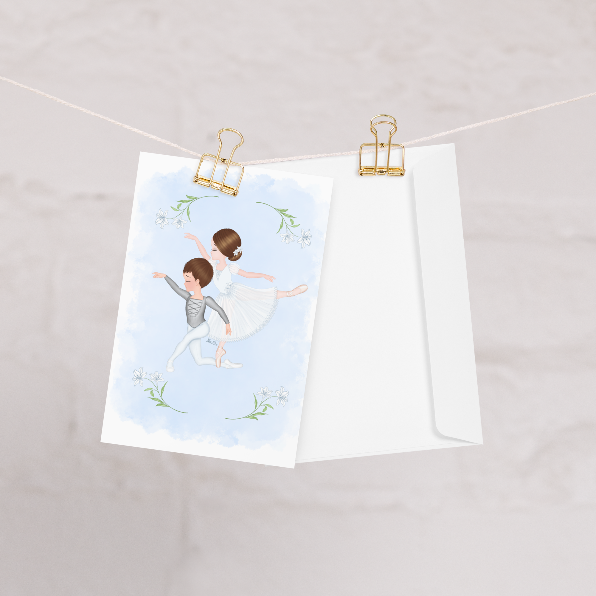 Giselle Greeting Card