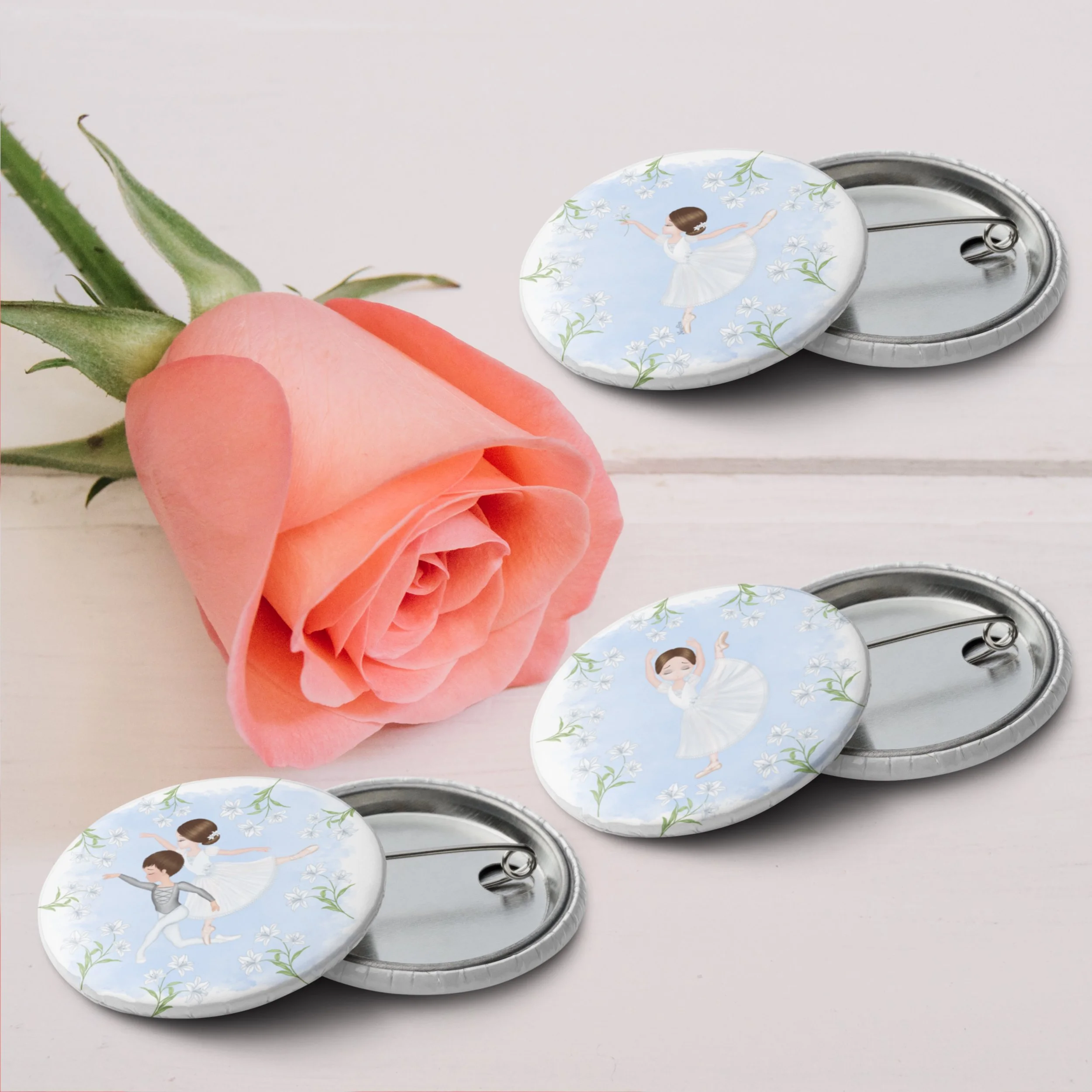 Giselle Pin Buttons