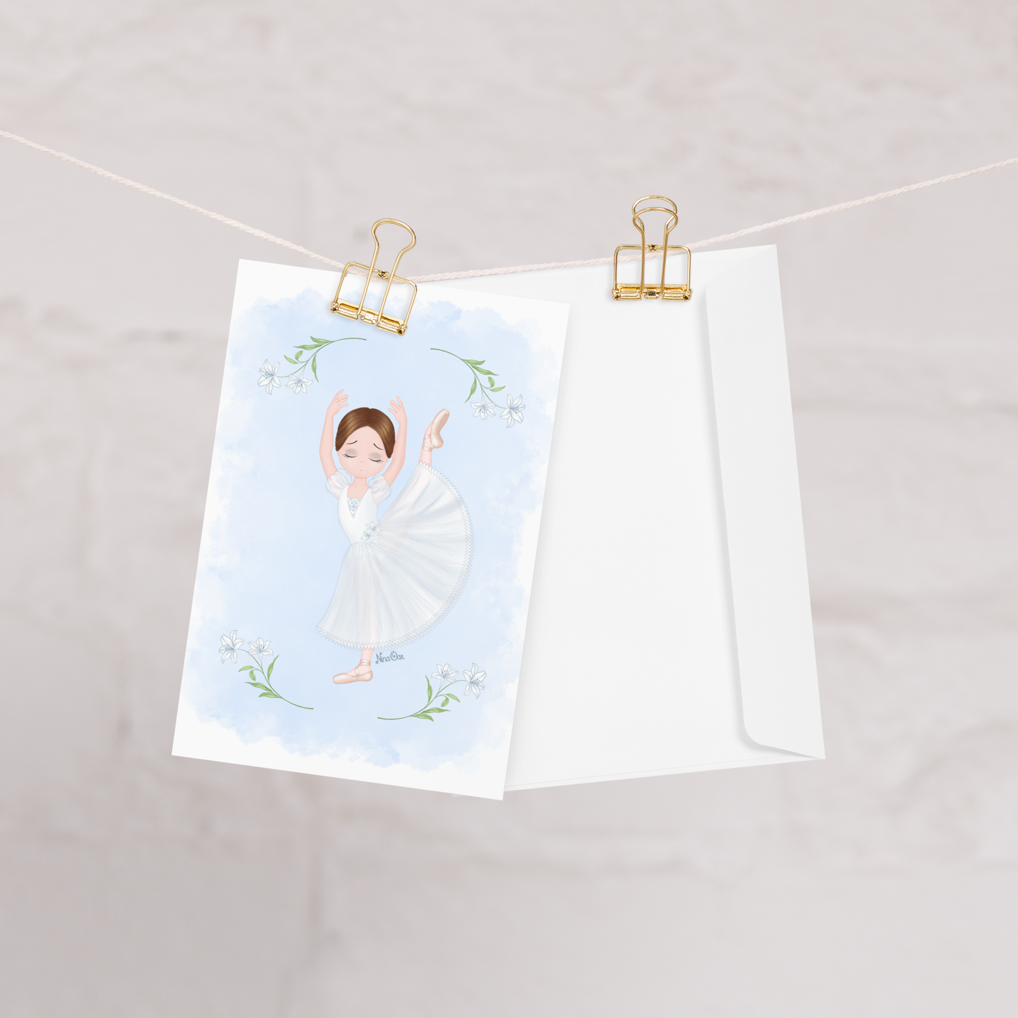 Giselle Greeting Card