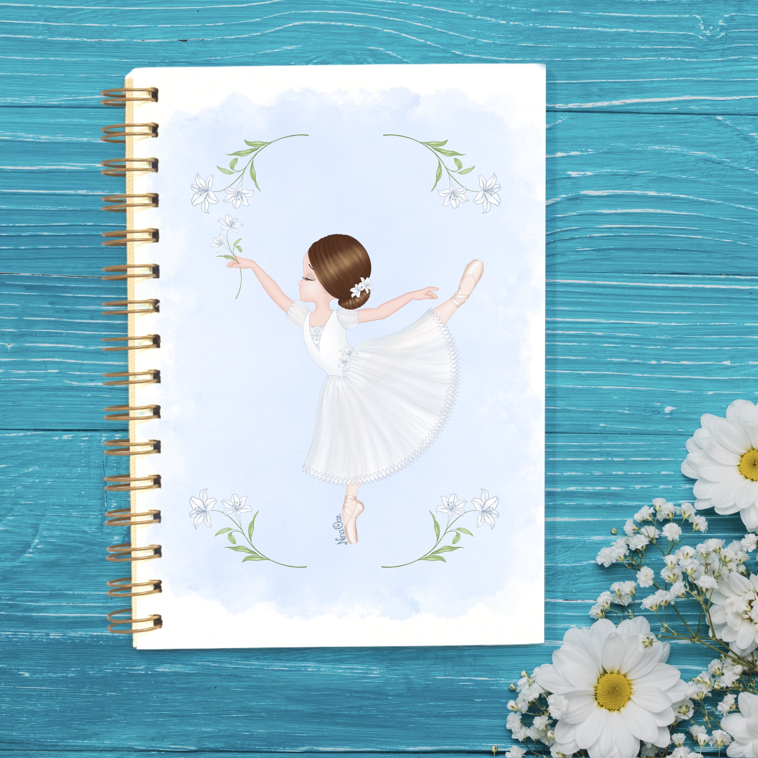 Giselle  Spiral notebook