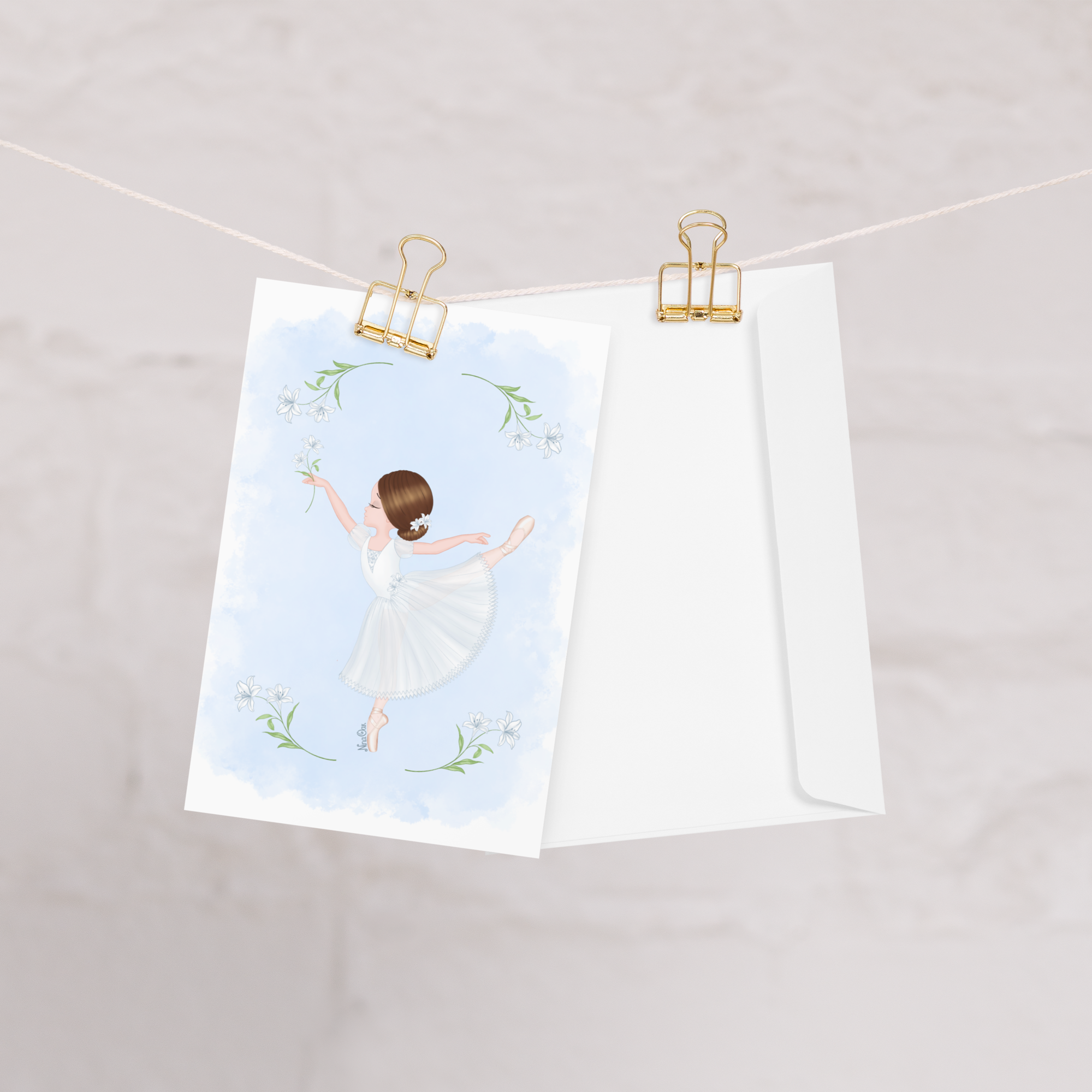 Giselle Greeting Card