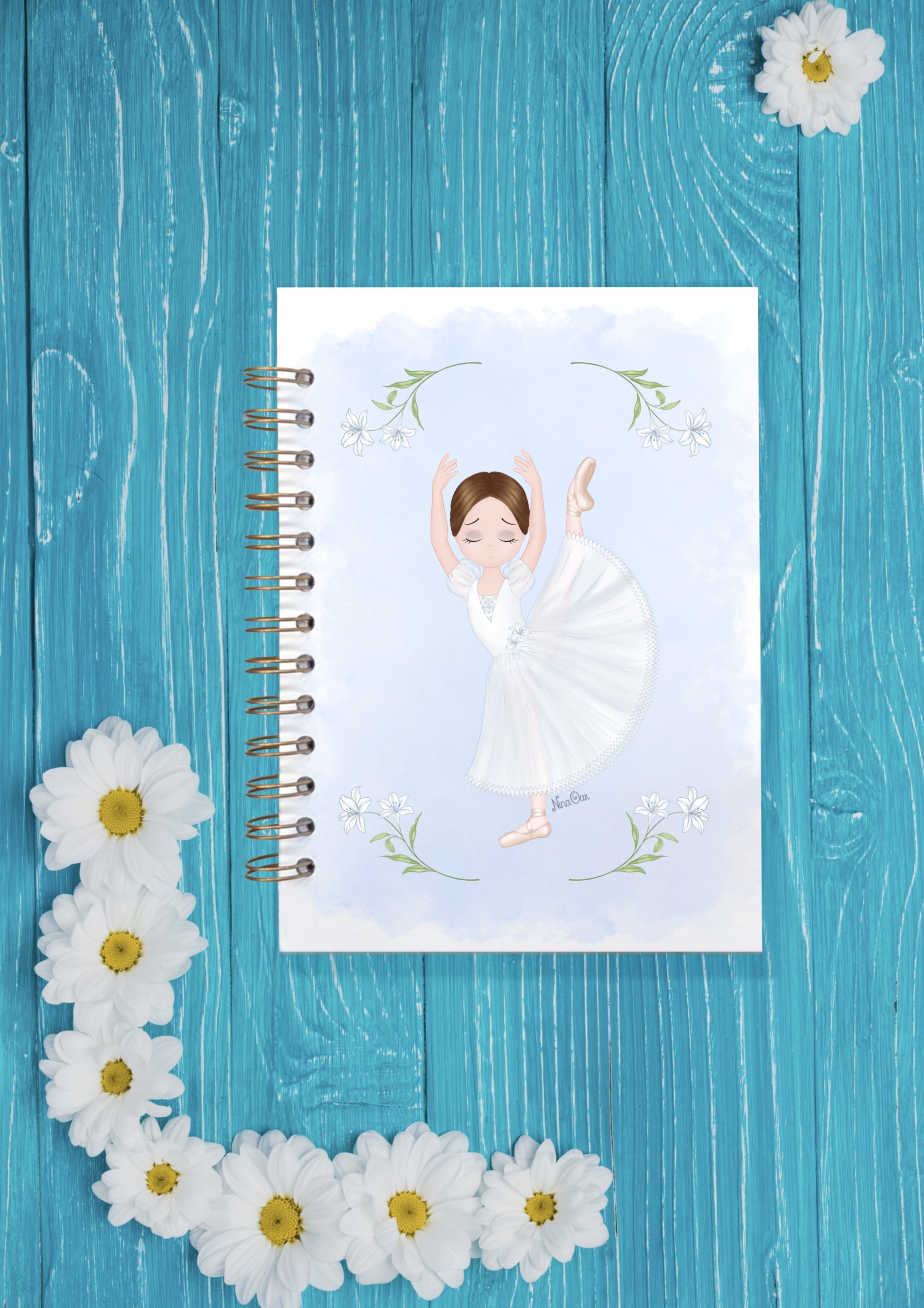 Giselle  Spiral notebook