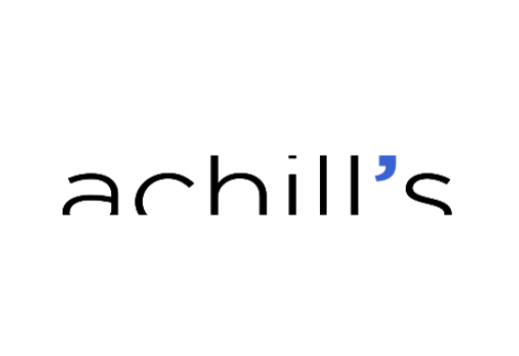 Logo avec le texte "archil's" en lettres noires sur fond blanc.