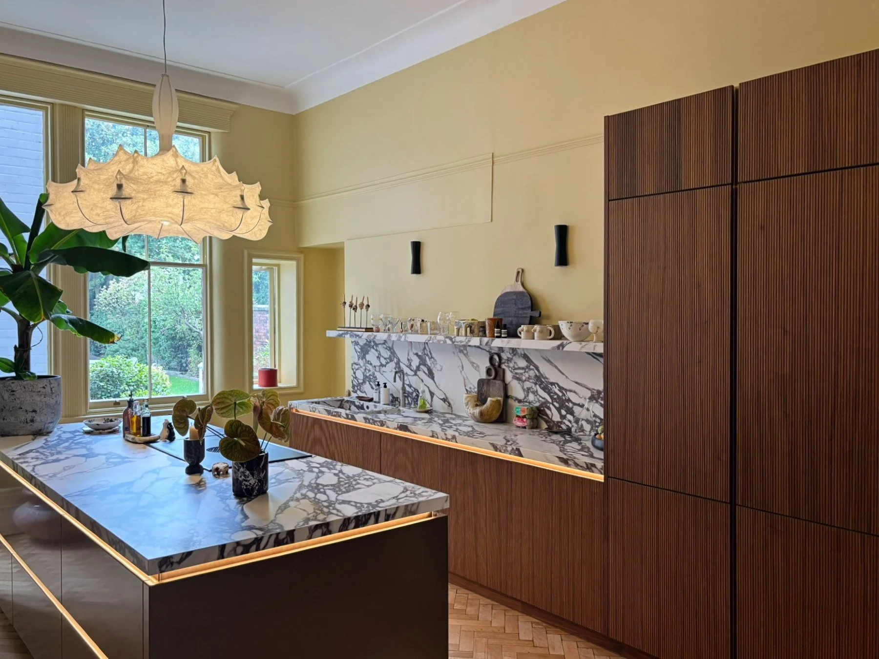 Stacey Dooley’s Fluted Walnut Kitchen in Liverpool
