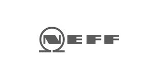 Neff logo featuring stylized text with the letter 'N' inside an omega symbol.