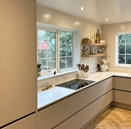 Cashmere and Oak Kitchen in Caistor