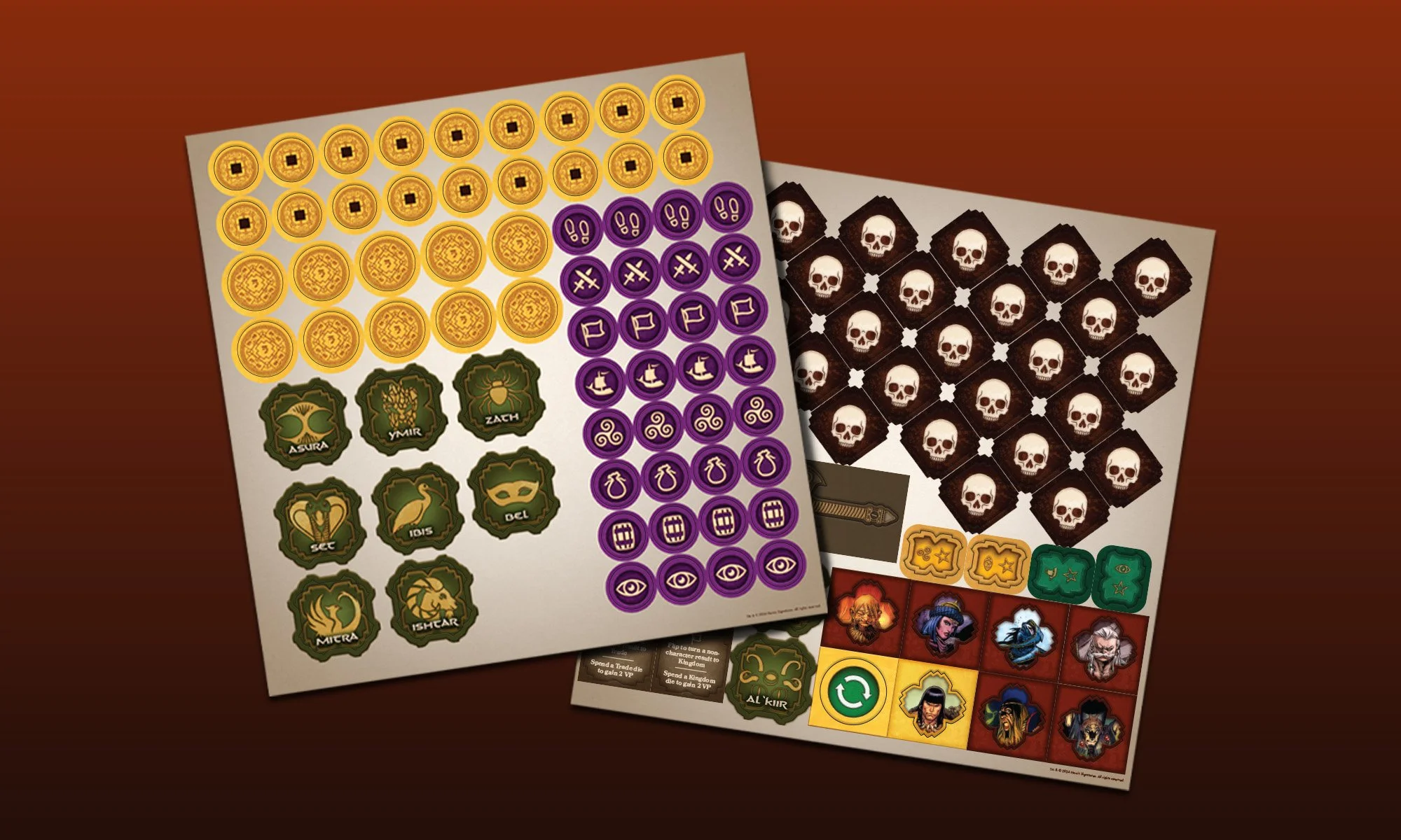 The Adventures of Conan token boards