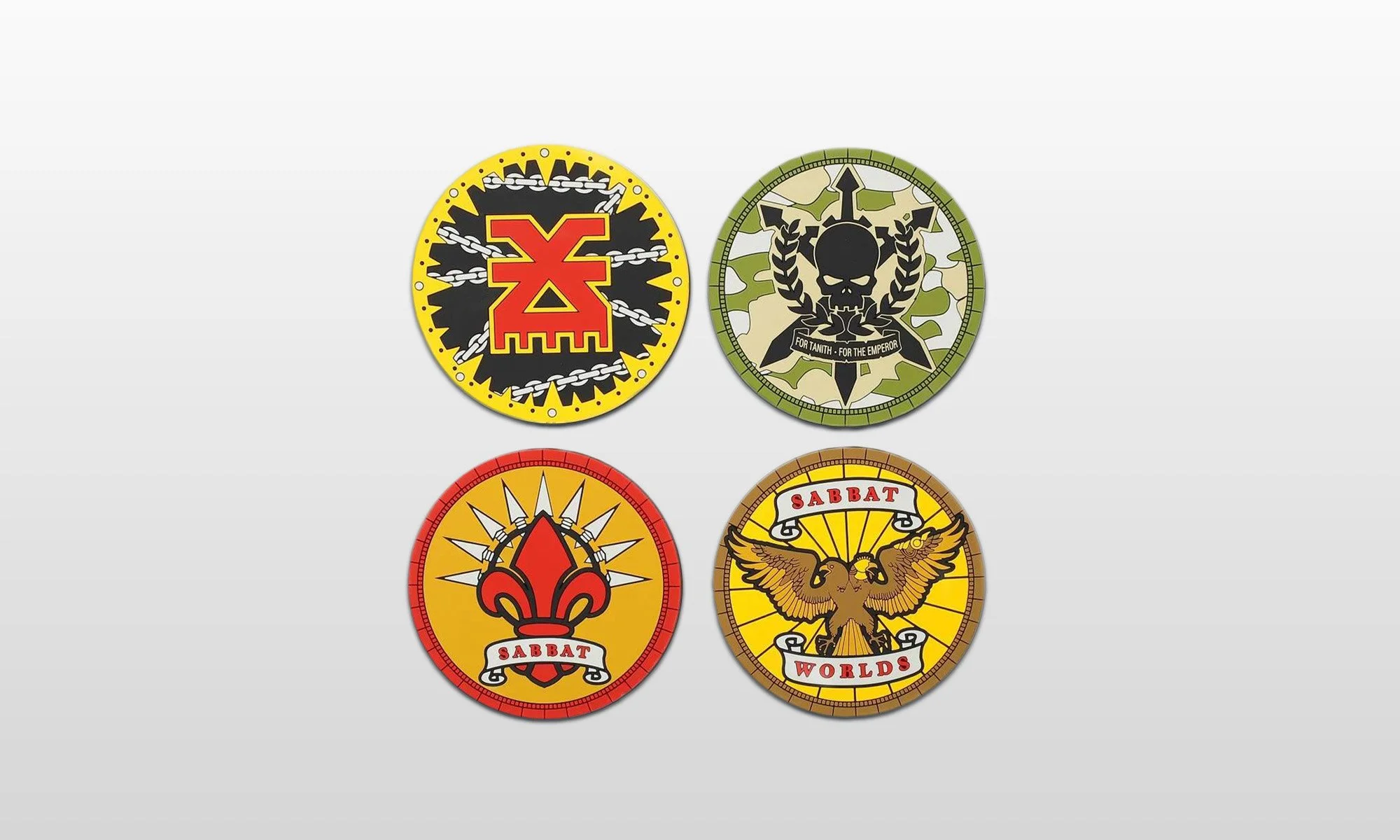 The Sabbat Worlds Cursade coasters