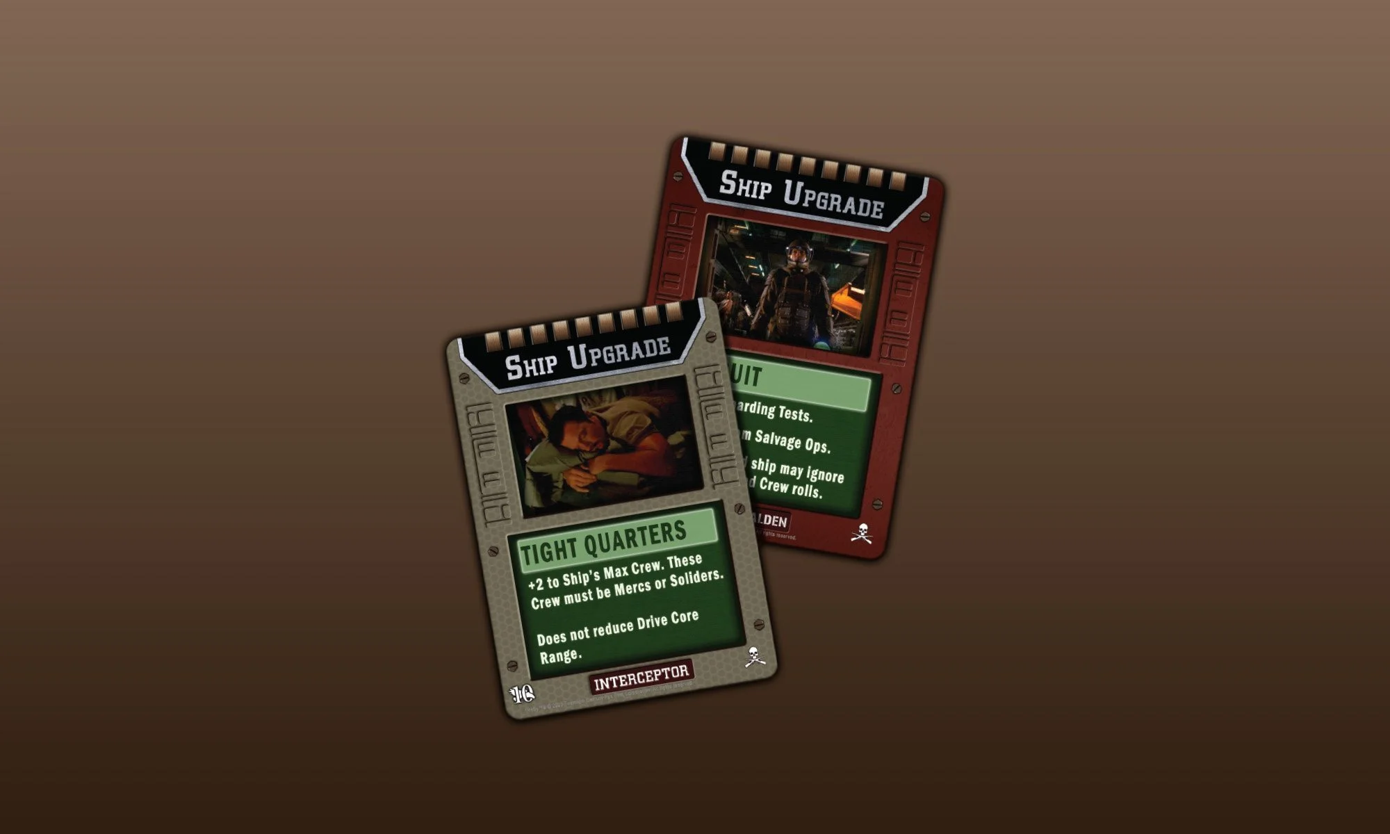 Firefly: the Game stretch goals engine cards