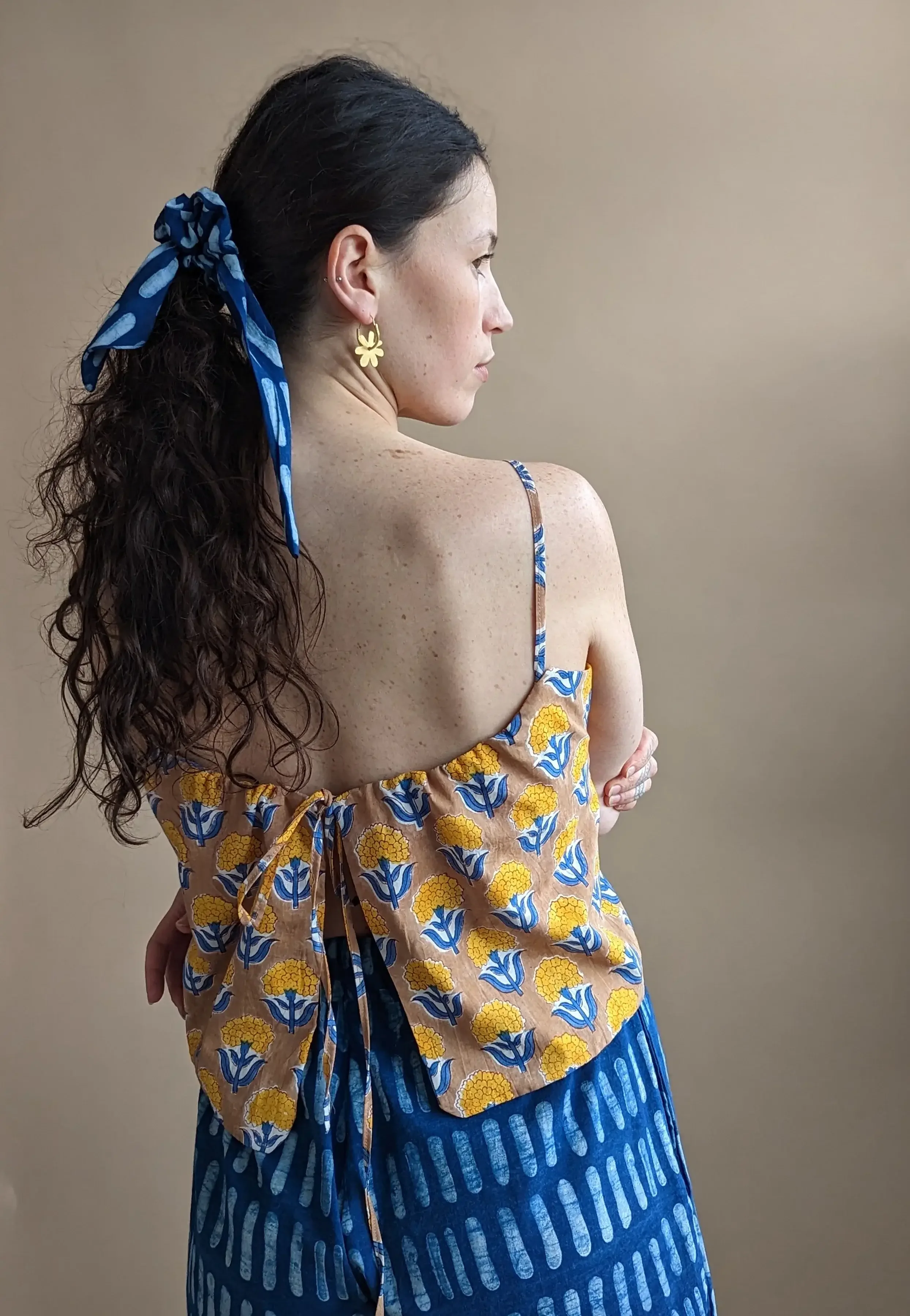 drawstring top