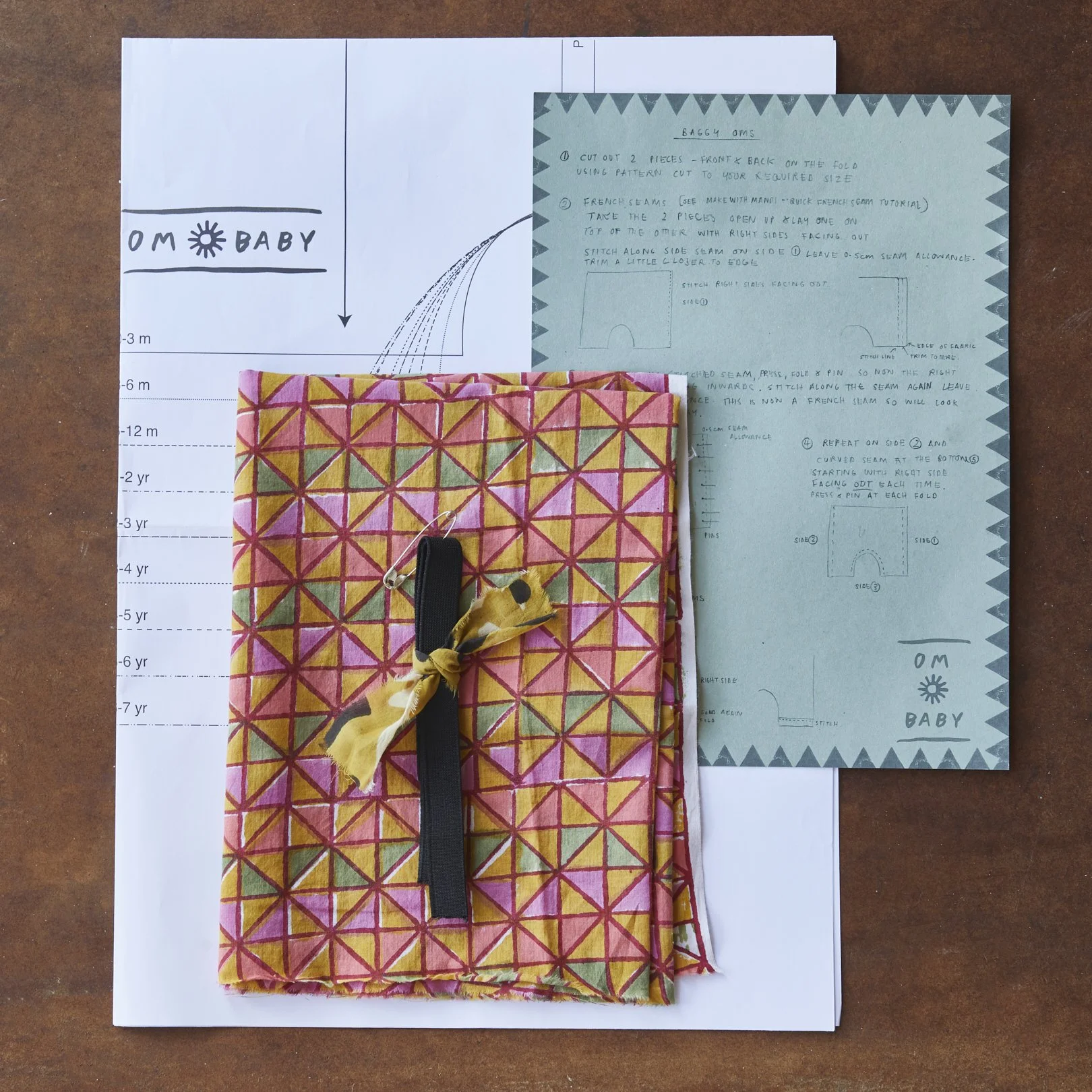 baggy, sew your own kit