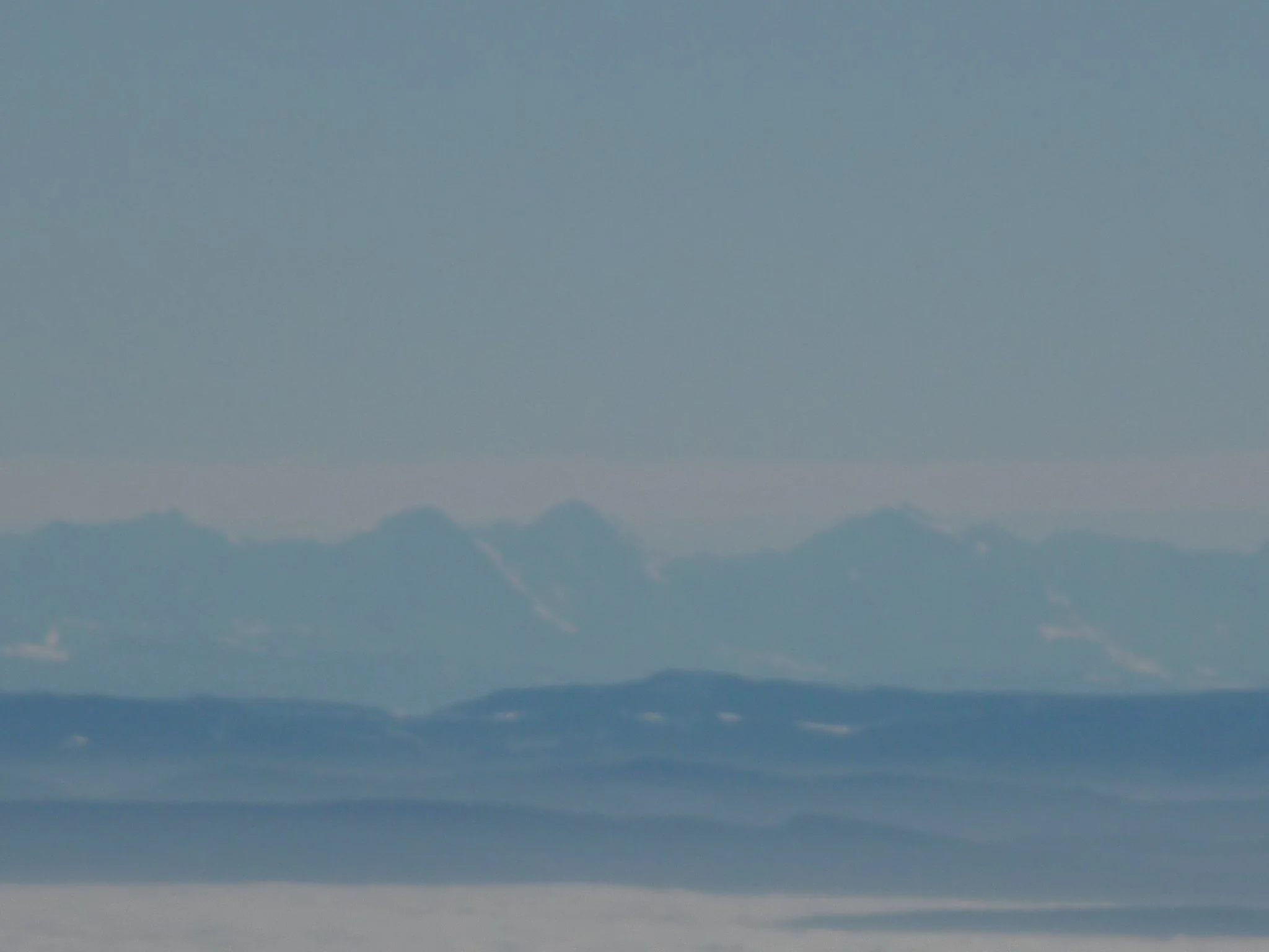 De Alpen in de verte