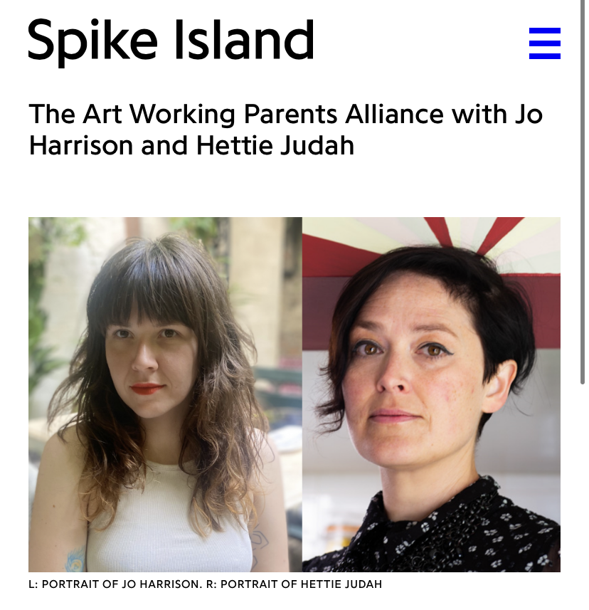 Portraits of Jo Harrison on the left and Hettie Judah on the right, displayed side by side.