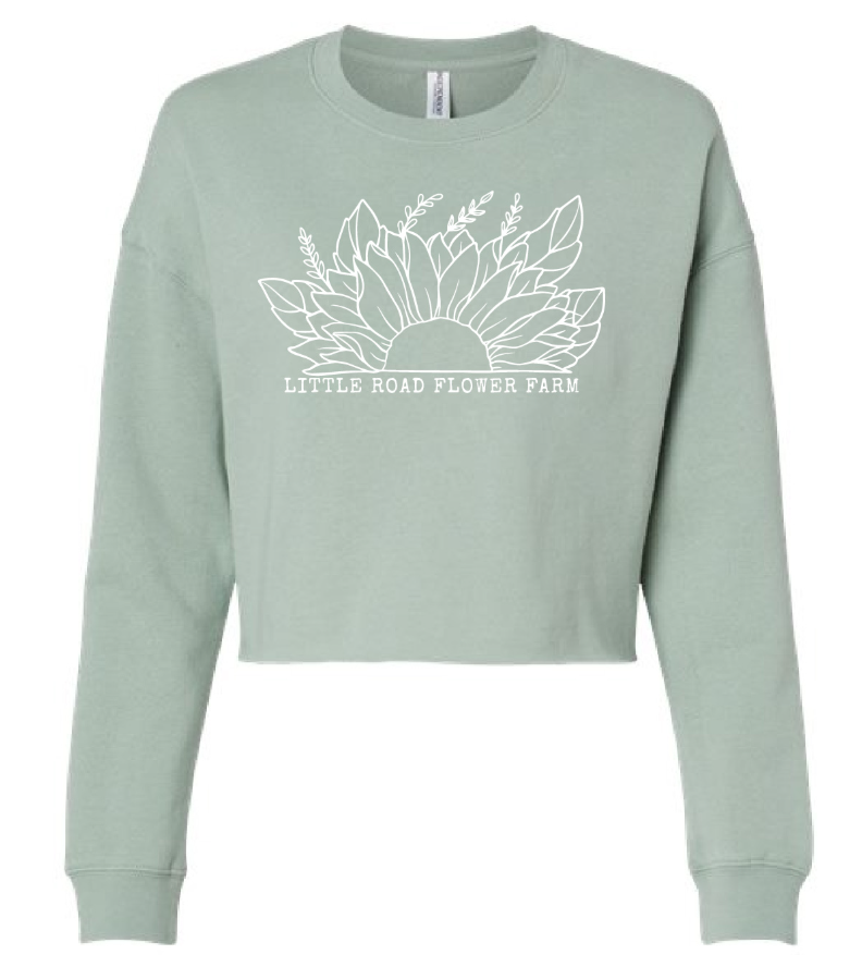 the cropped sweatshirt