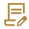 Icon of a document and pencil