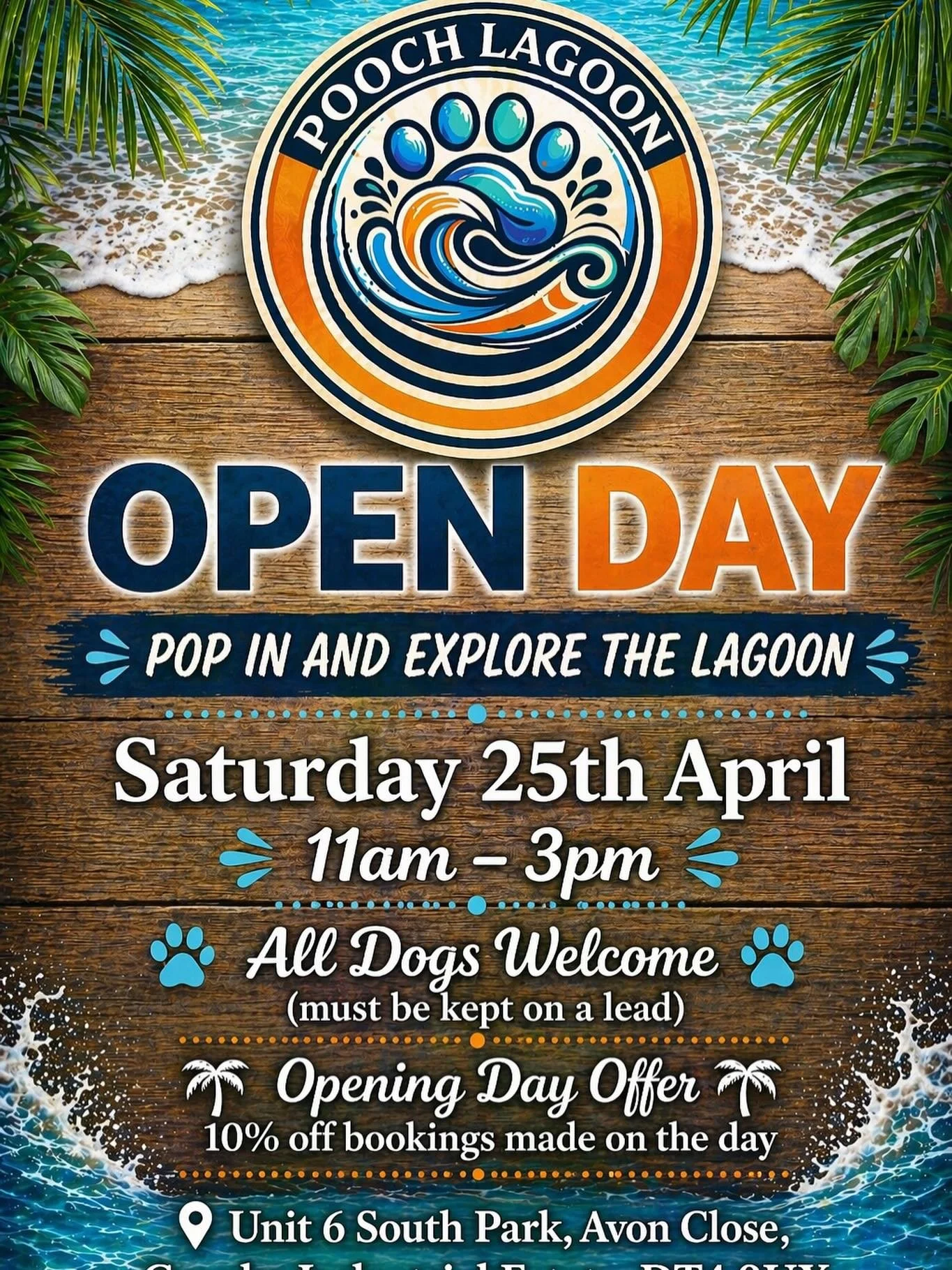 Join us for our open day this Saturday (25th April!) 🐾 

A chance to explore the lagoon and ask any questions you may have 😃 

Our official opening will be 4th May and details on how to book and prices will be released soon! 

We can&rsquo;t wait t